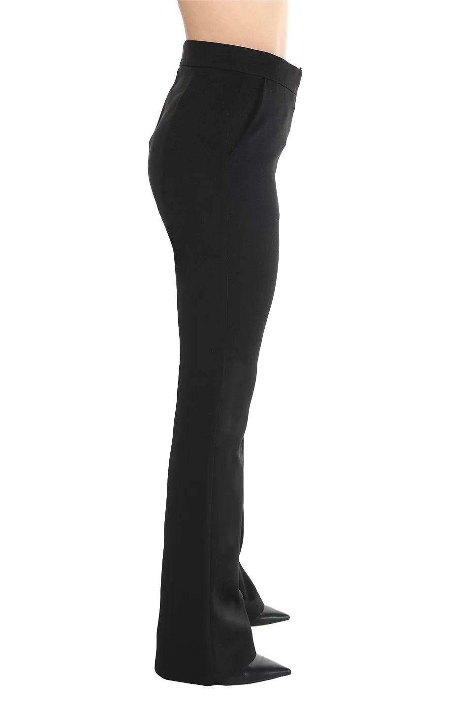 Flare Black Classy Pant With Side Pocket