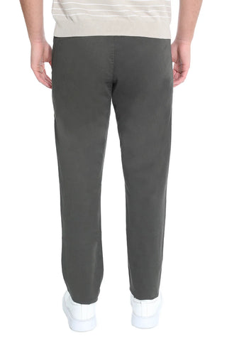 Chino Olive Pant With Side Pockets