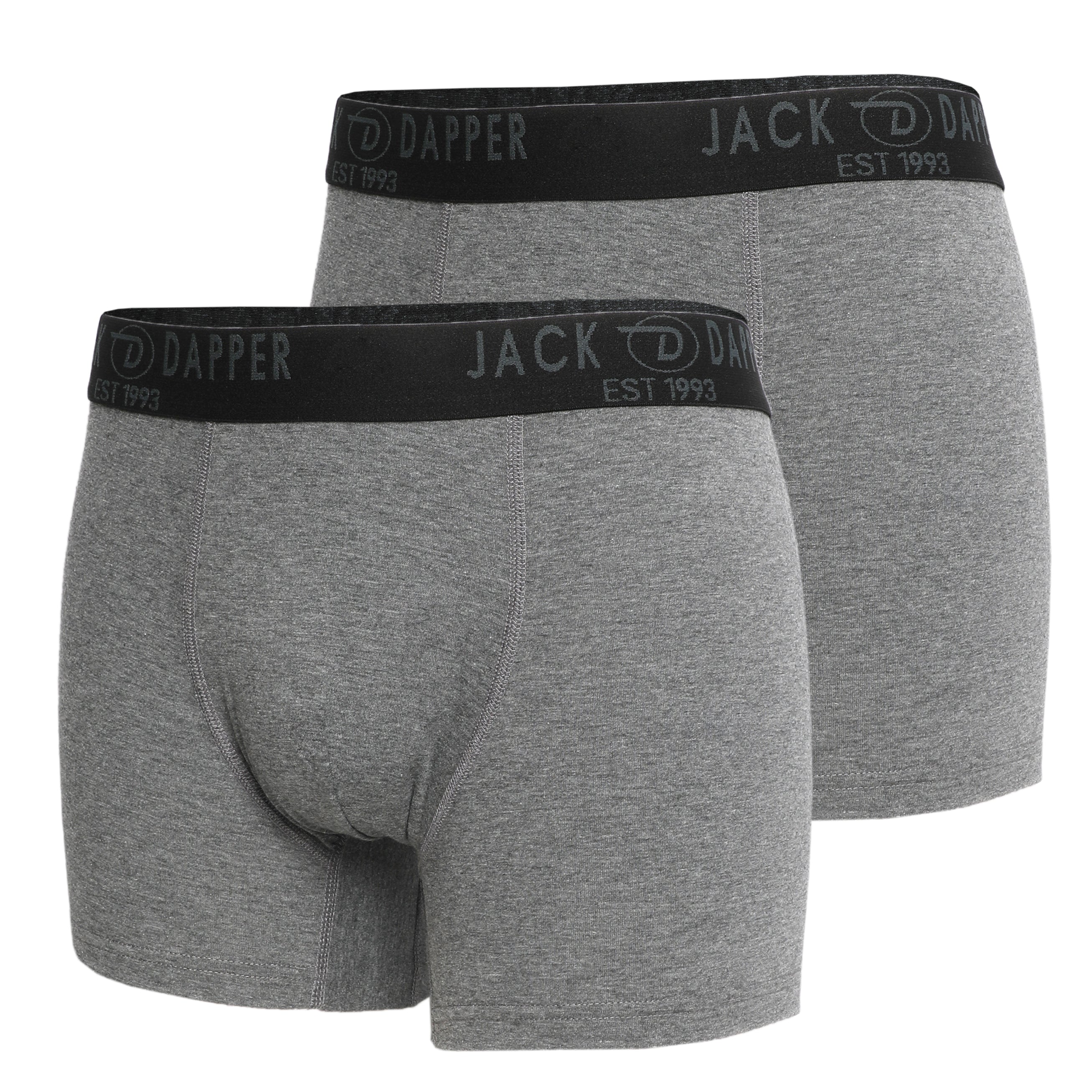 Jack Dapper Dark Grey 2-Piece Cotton Underwear