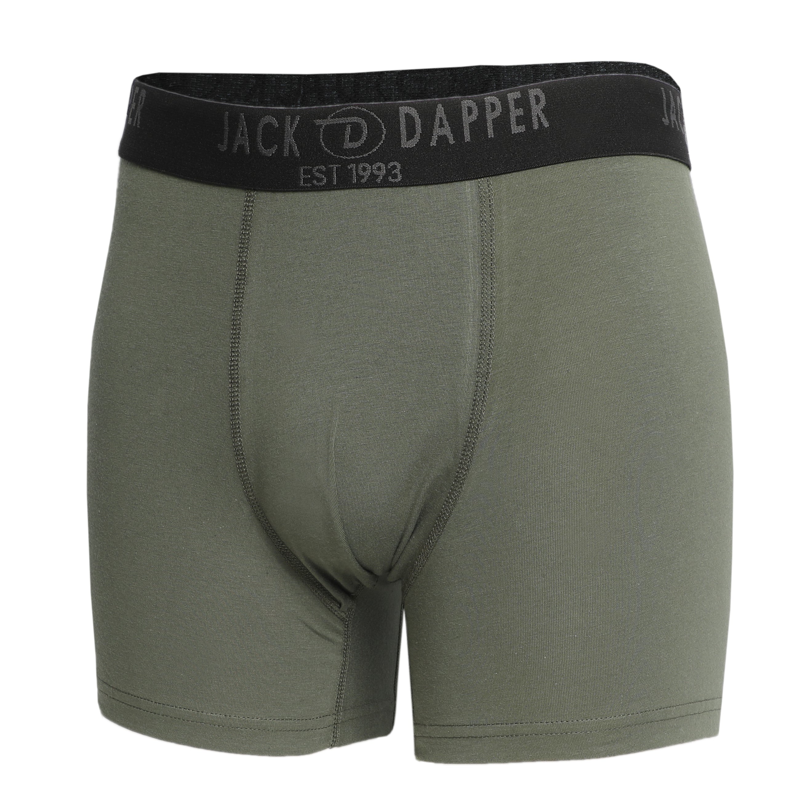 Jack Dapper Olive 2-Piece Cotton Underwear