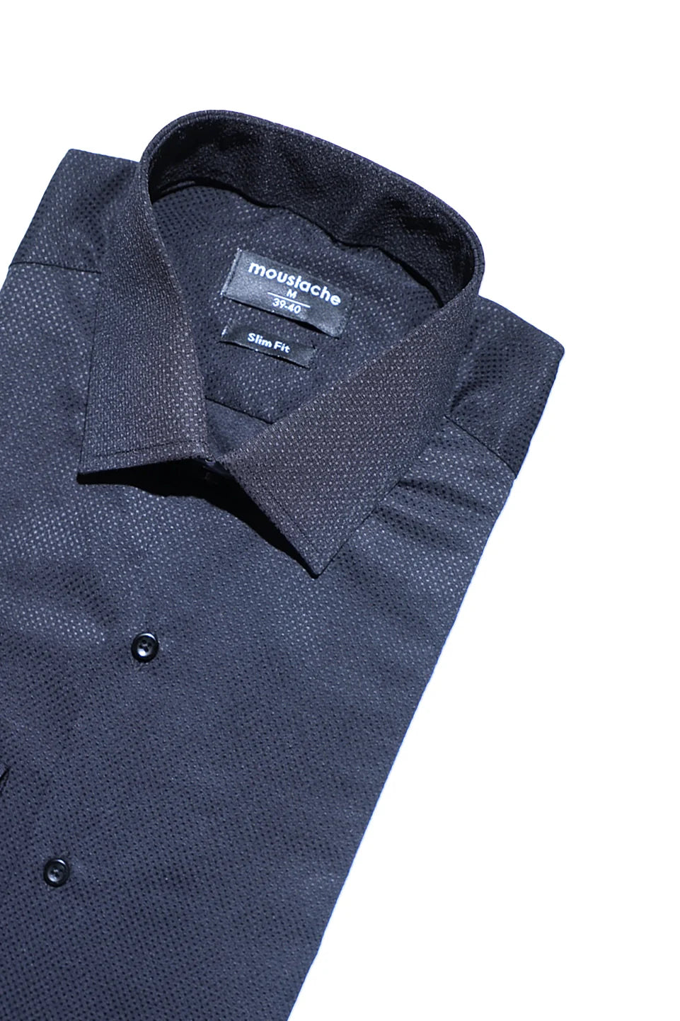 Slim Fit Black Classic Shirt