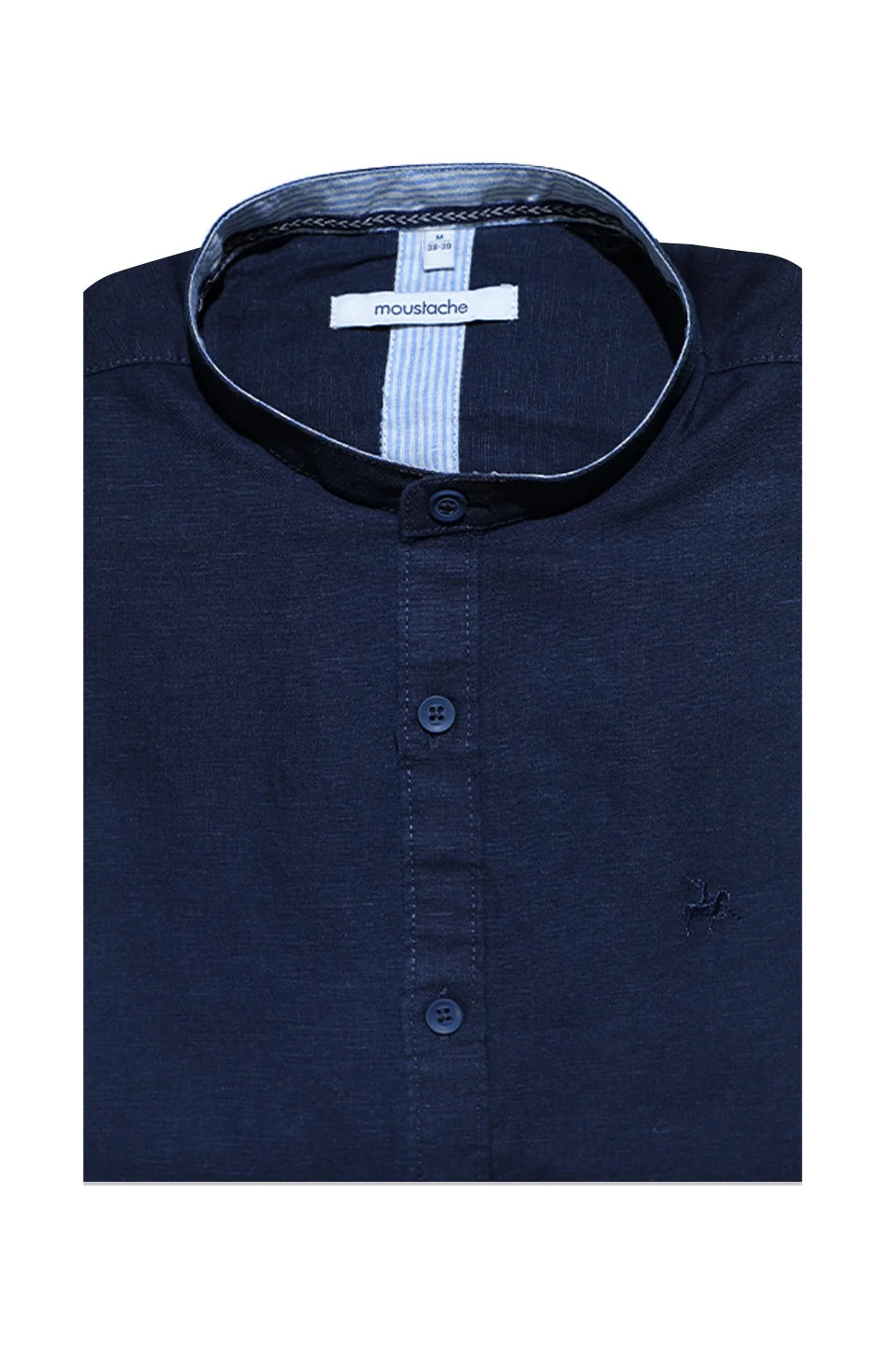 Navy Casual Linen Shirt