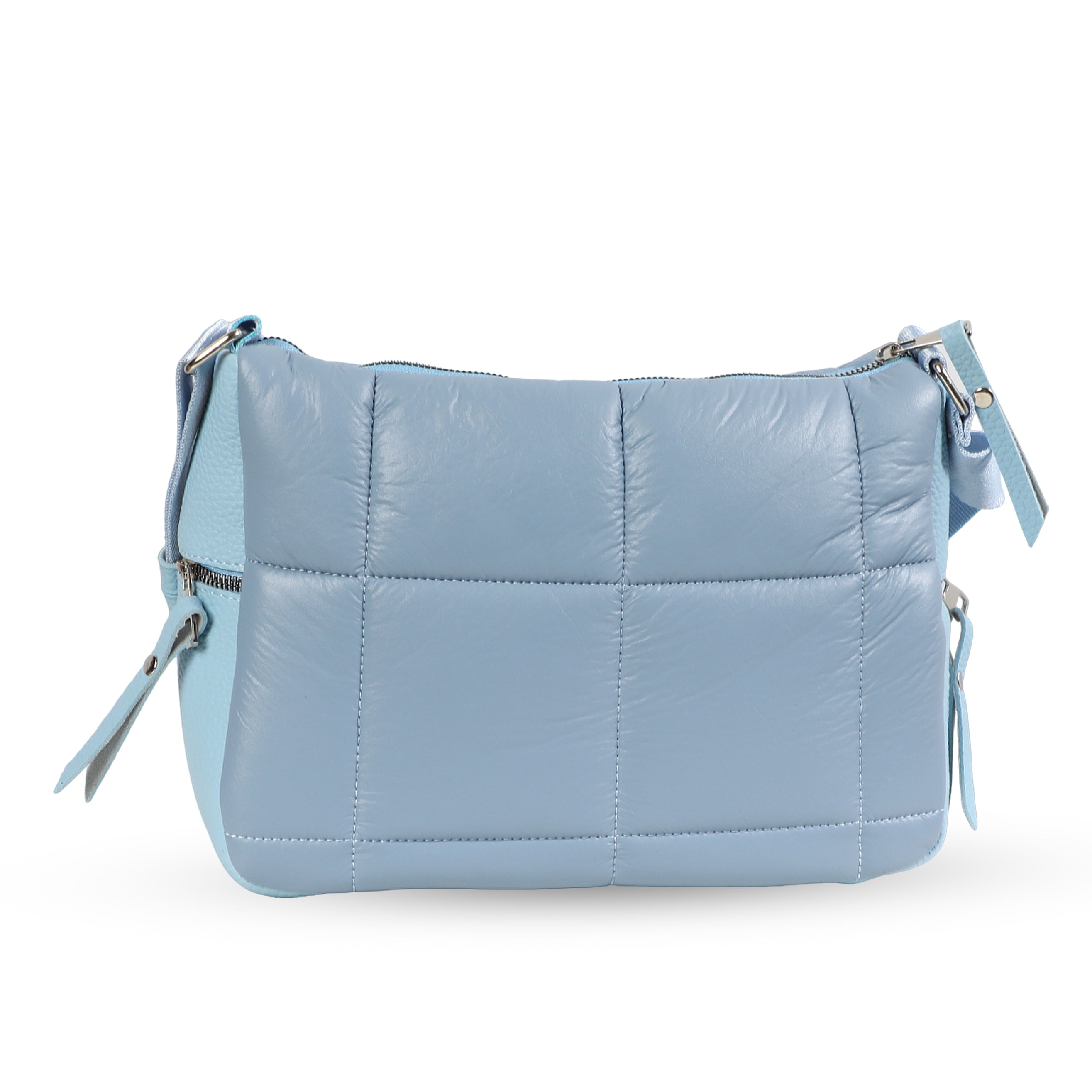 Women Blue Large Size Designed Bag