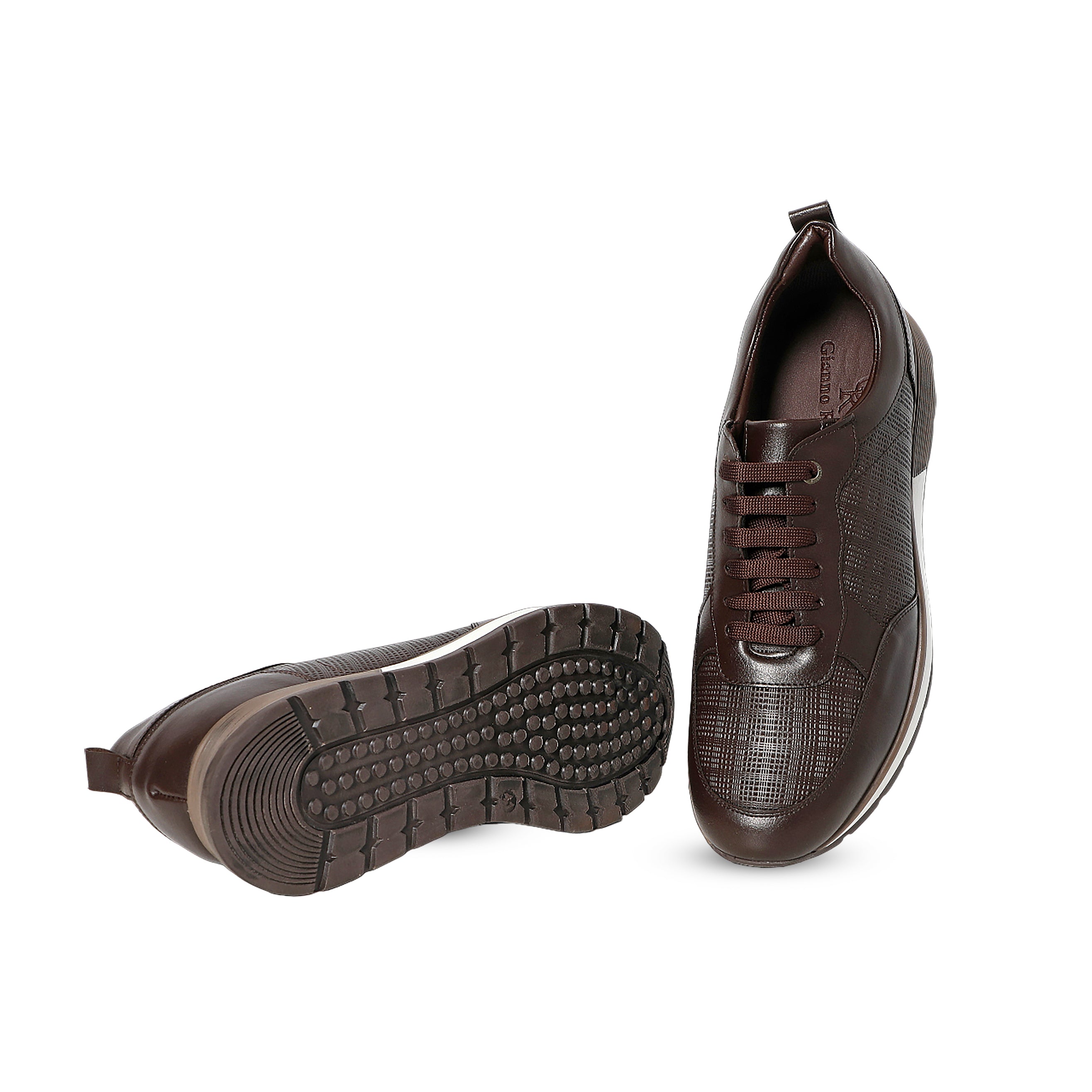 Men Brown Casual Designed Shoes
