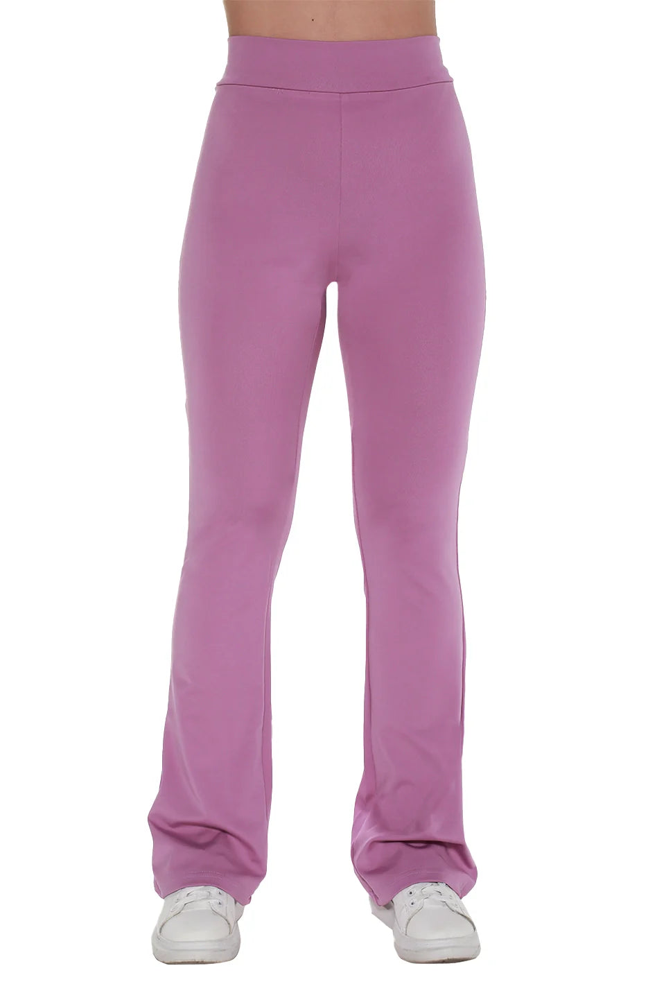 Purple High Waist Flare Legging