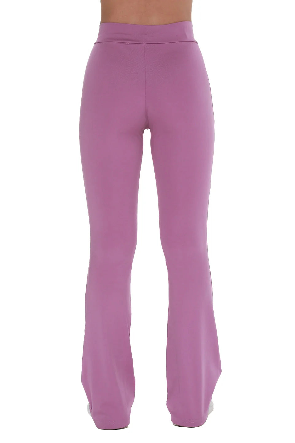 Purple High Waist Flare Legging