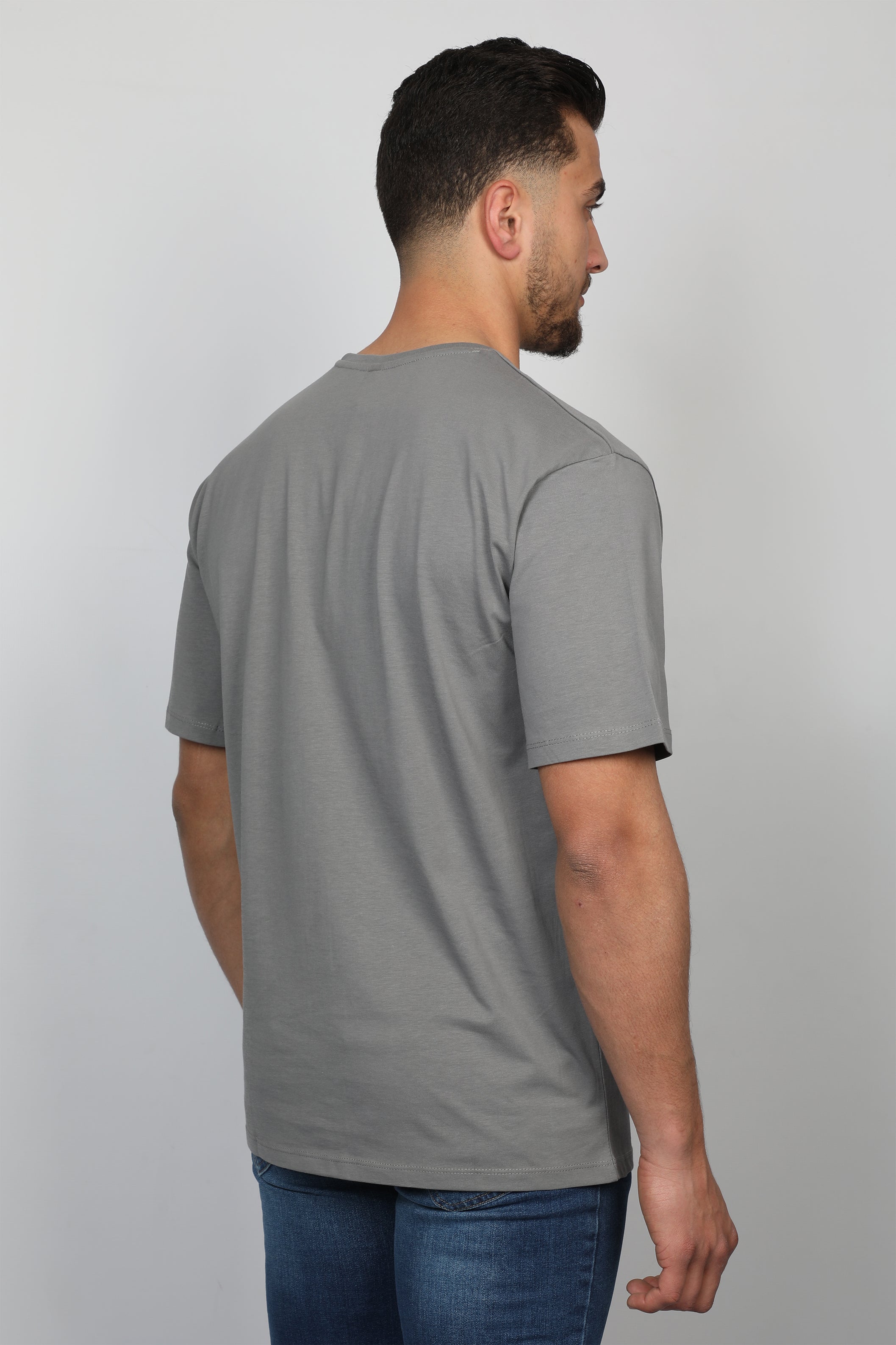 Dark Grey T-shirt With Front Design