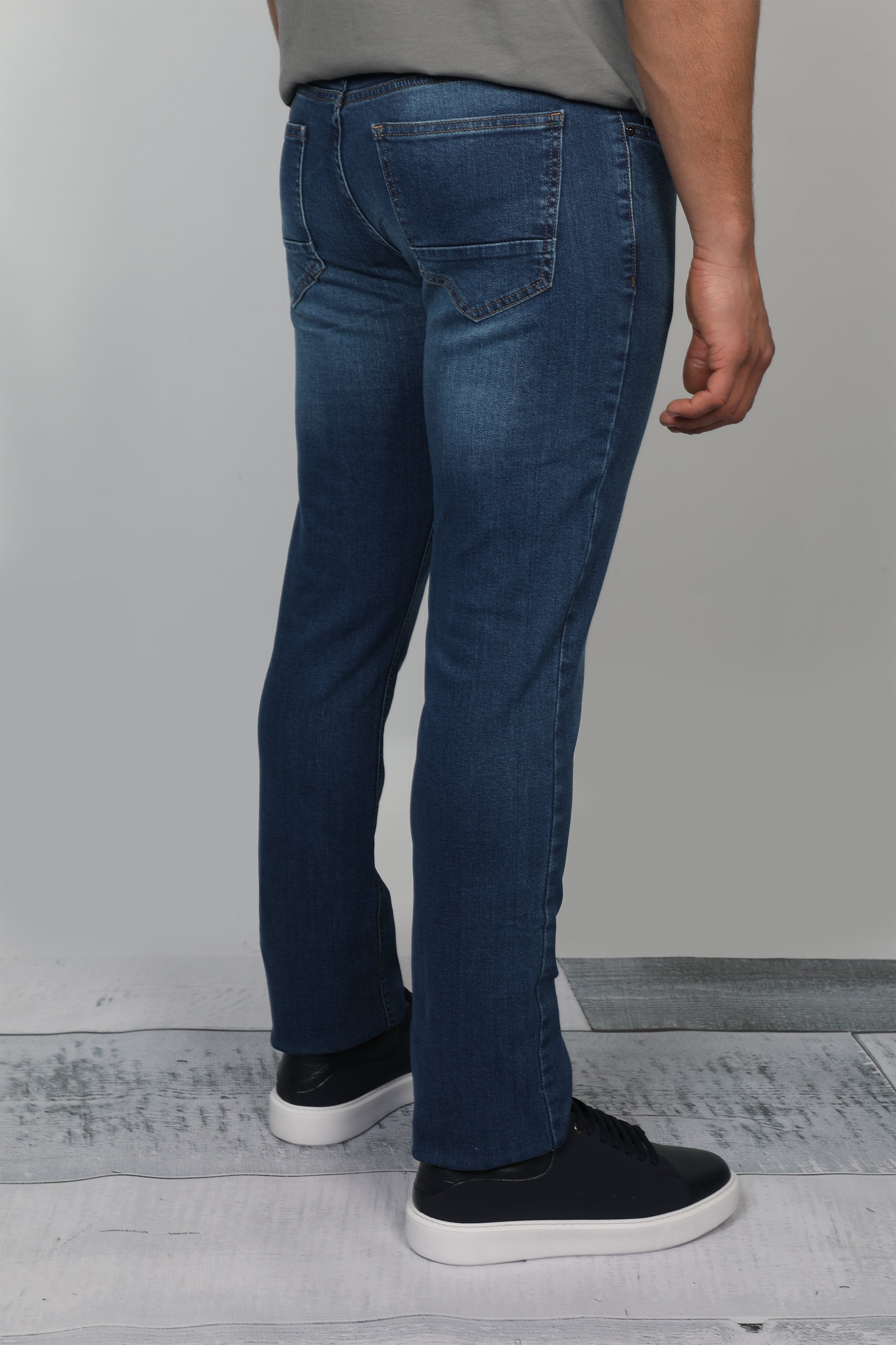 Men Blue Skinny Five Pockets Jeans