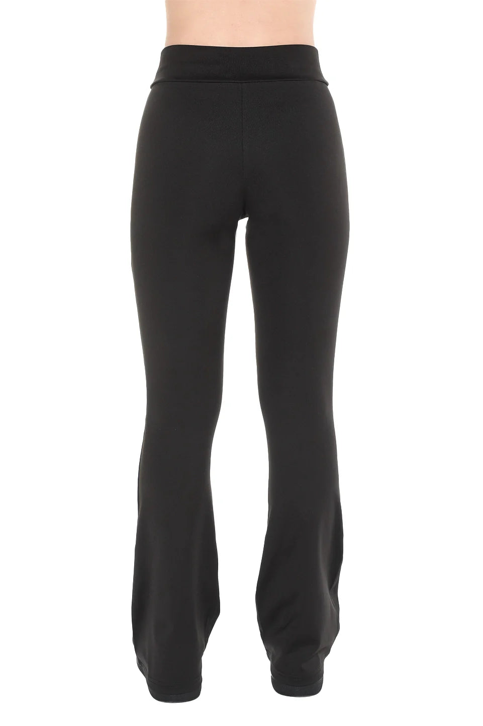 Black High Waist Flare Legging