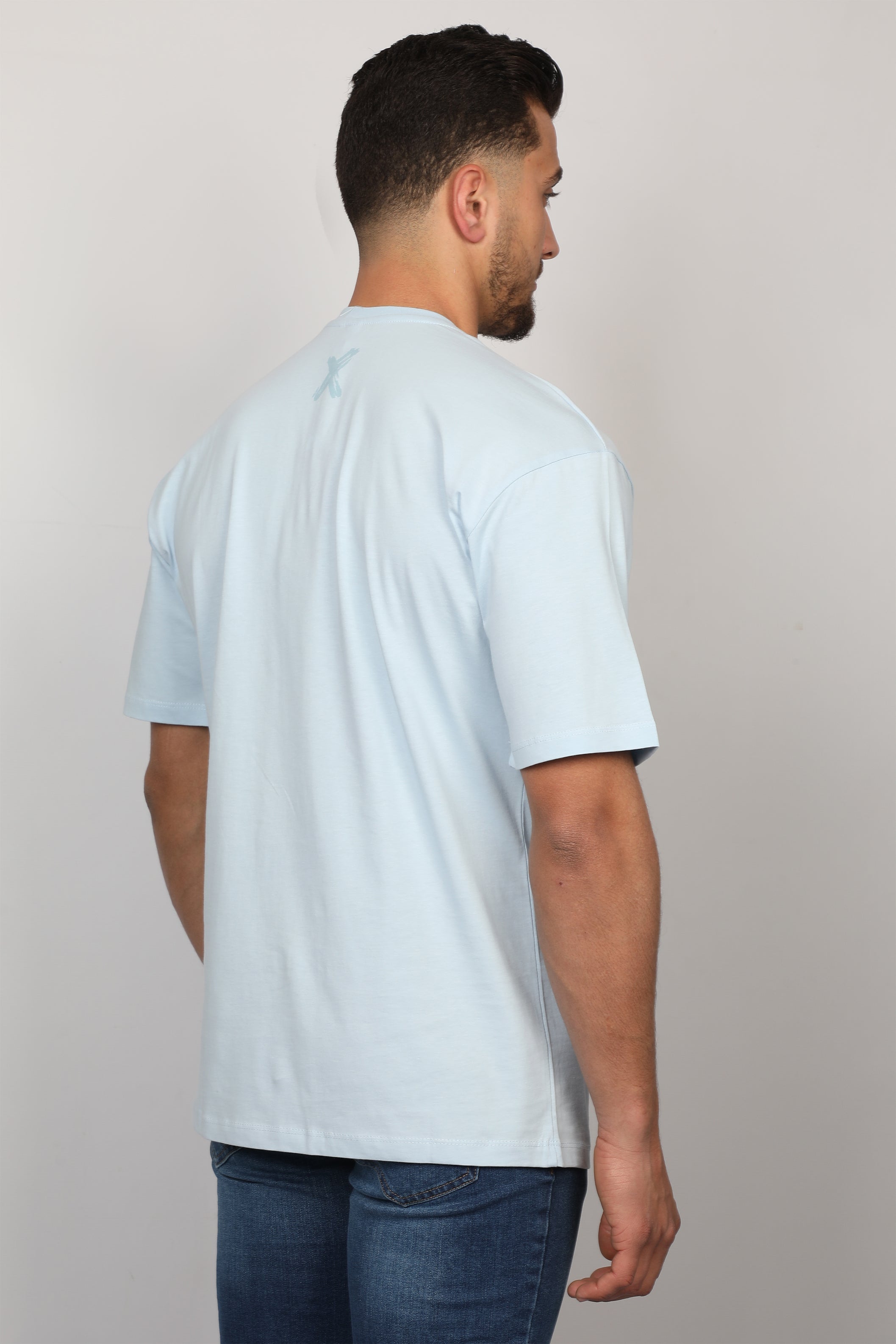 Light Navy Plain T-shirt