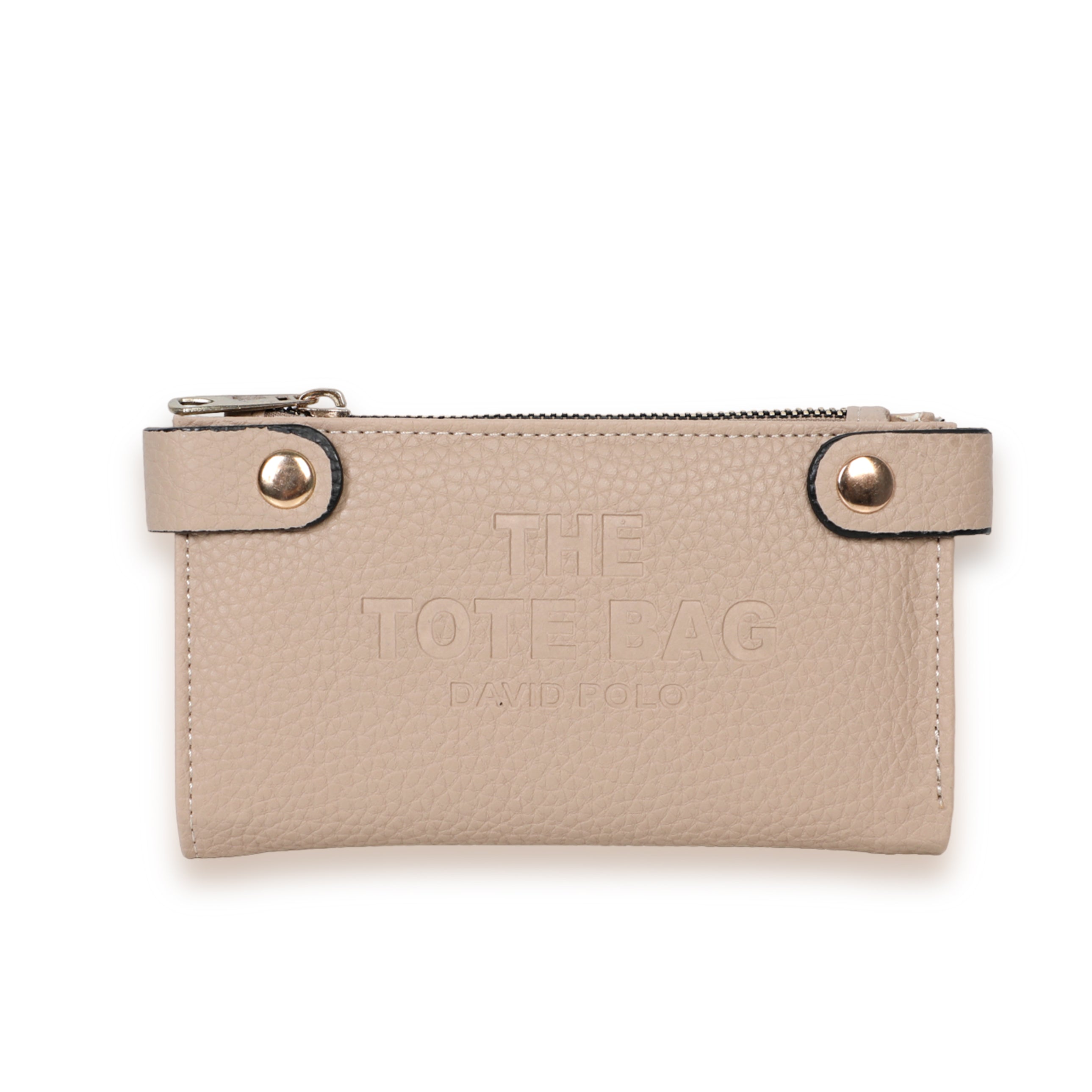 Women Beige Thin Zipped wallet with Stylish Design
