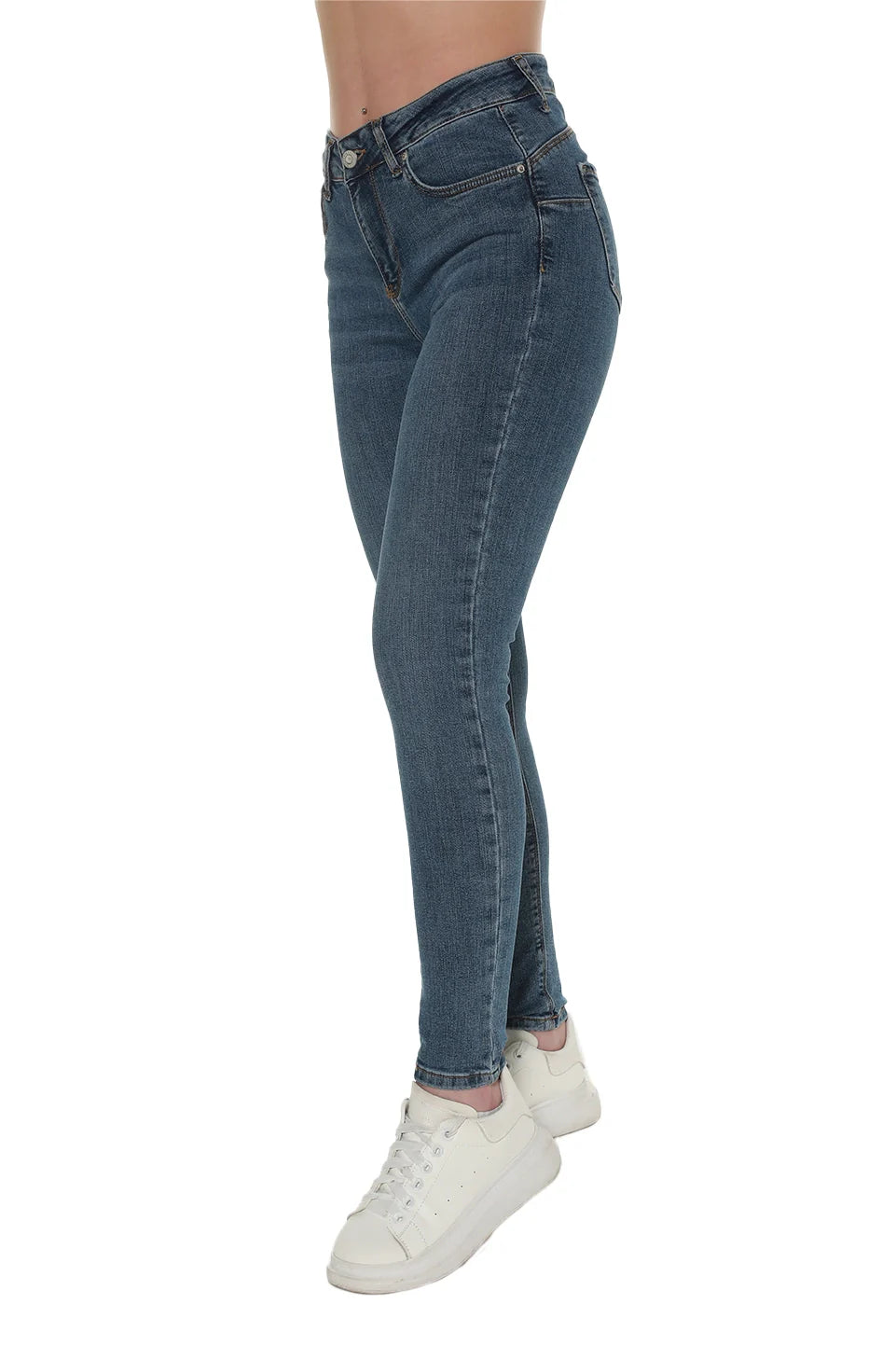 Blue Push Up Skinny Jeans