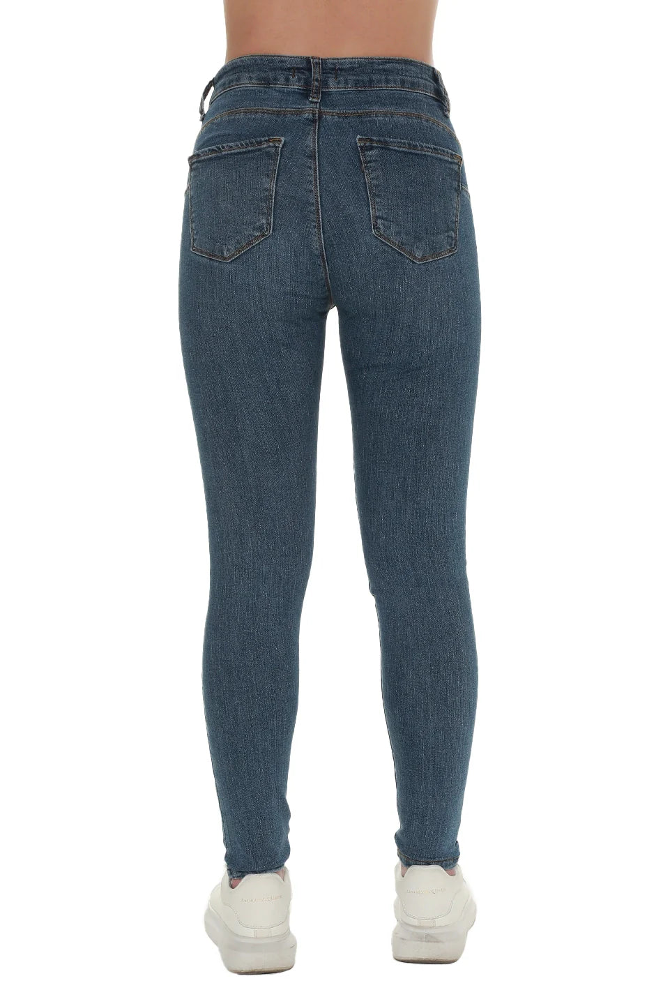 Blue Push Up Skinny Jeans