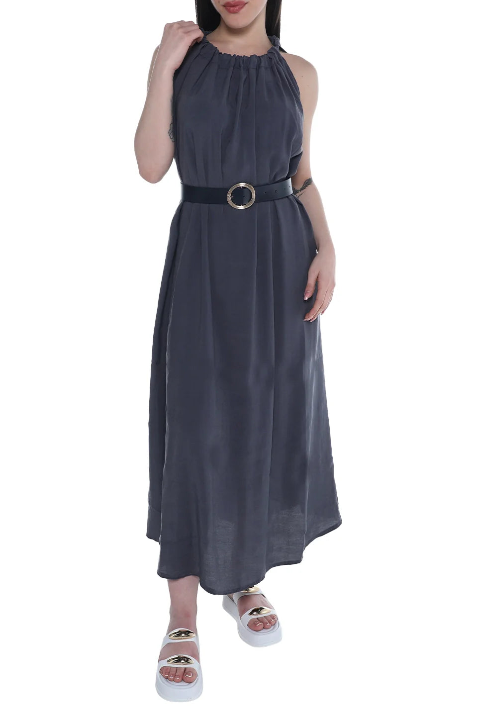 Long Antra dress With Belt