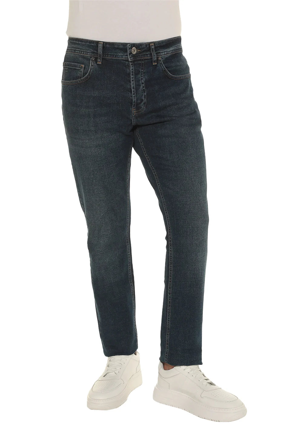 Washed Blue Skinny Jeans