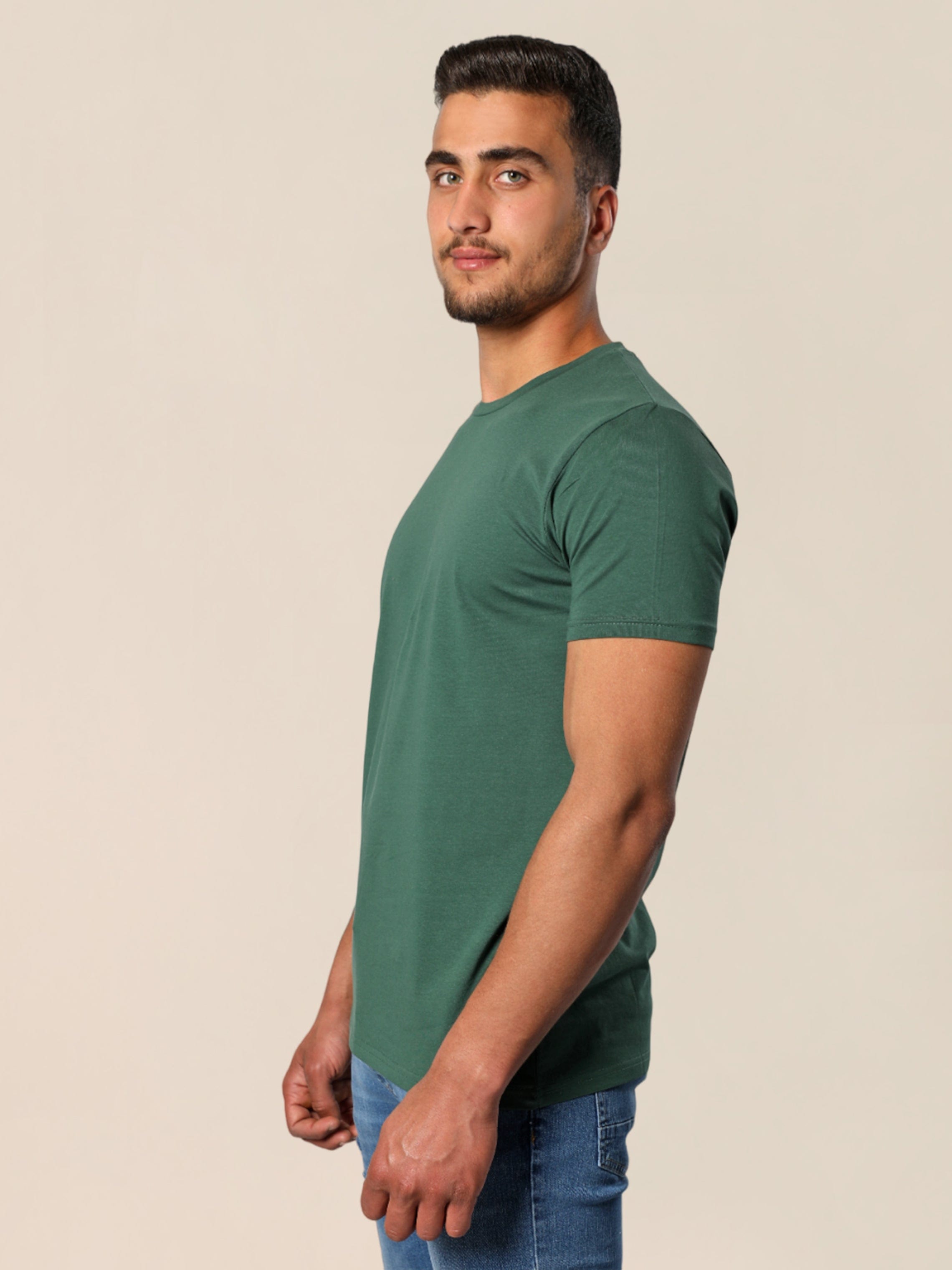 ﻿Men Plain Summer T-shirt With Back Unique Design
