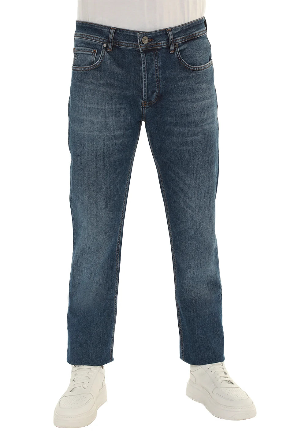 Light Blue Slim Straight Jeans