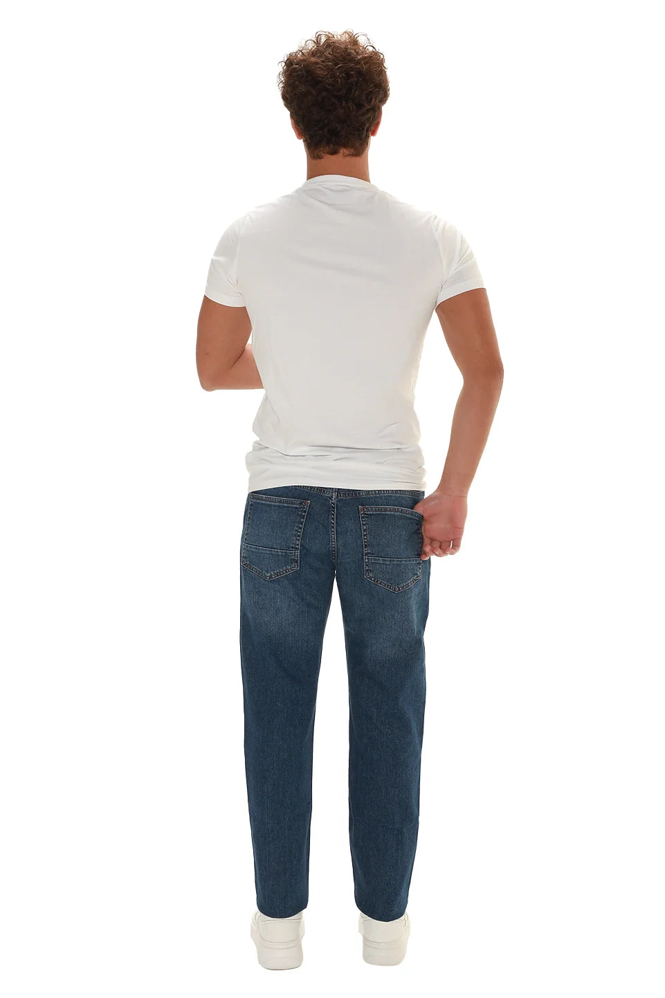 Light Blue Slim Straight Jeans