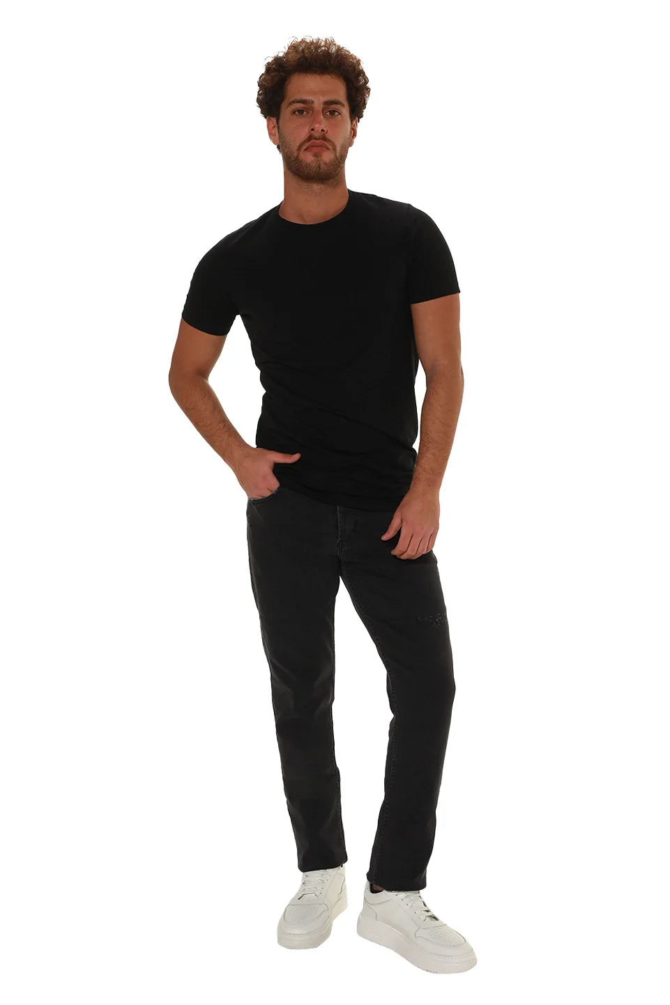 Black Washed Skinny Jeans