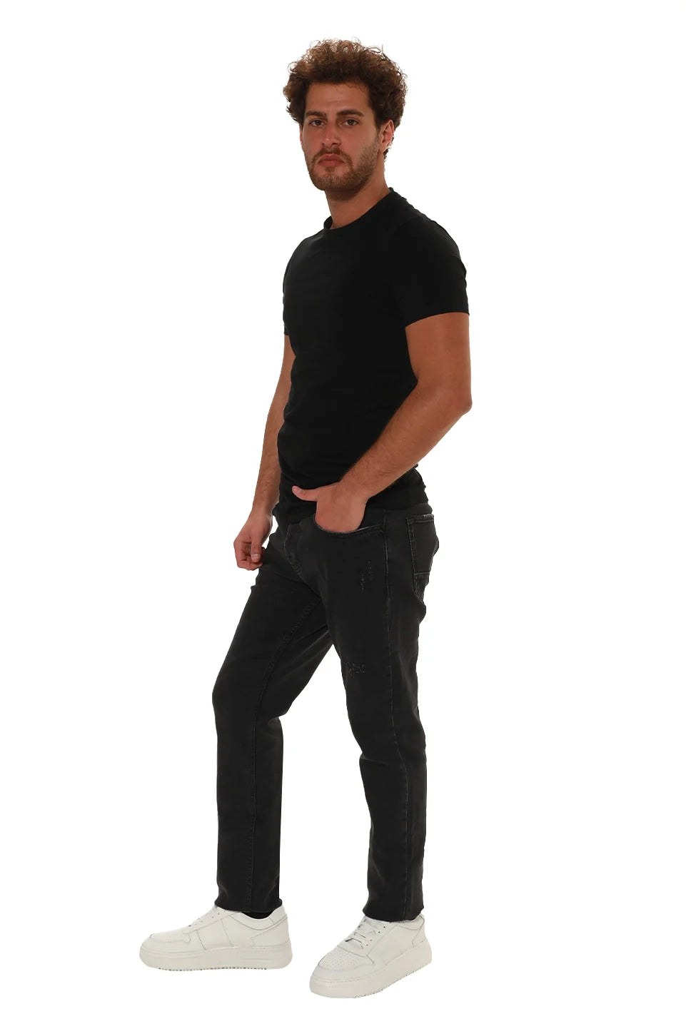 Black Washed Skinny Jeans