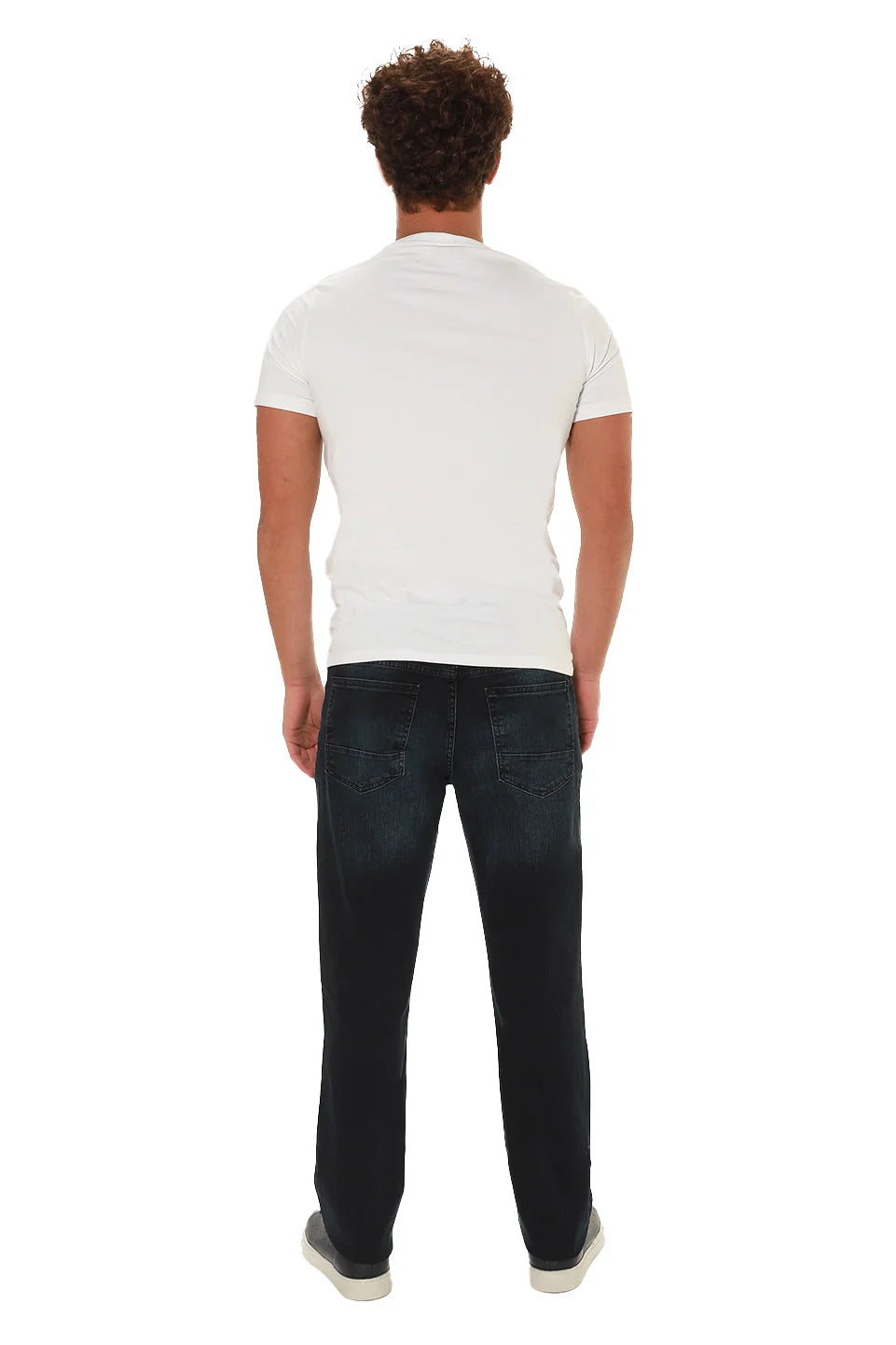 Dark Blue Slim Straight Jeans