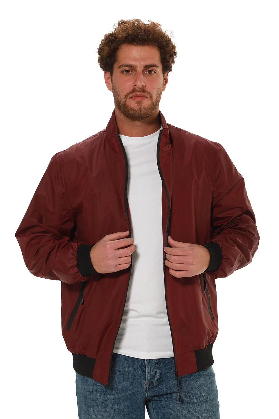 Bordo Parashut Jacket With Zipper To Close