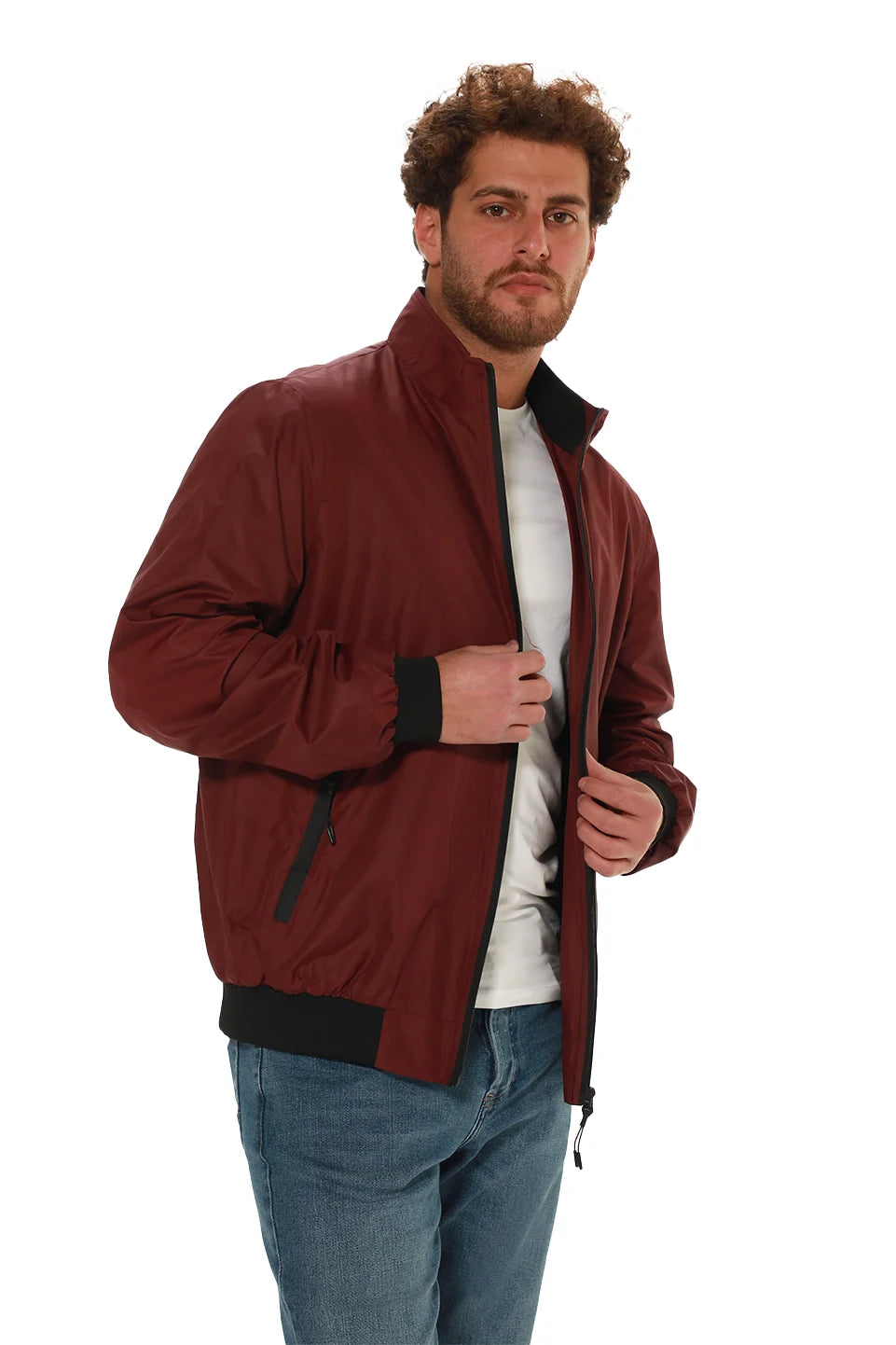 Bordo Parashut Jacket With Zipper To Close