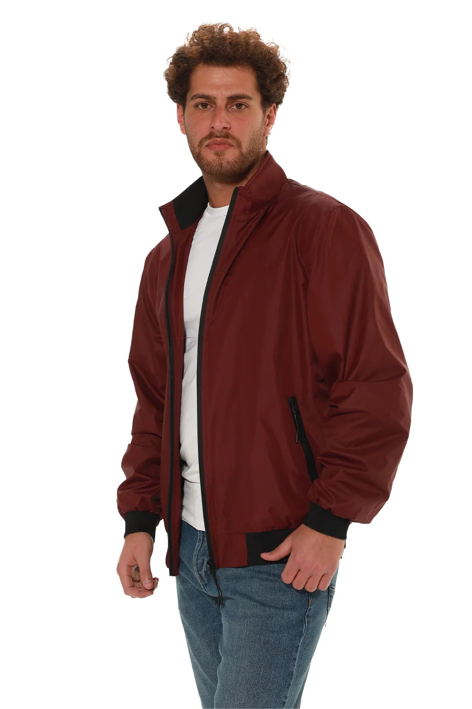 Bordo Parashut Jacket With Zipper To Close