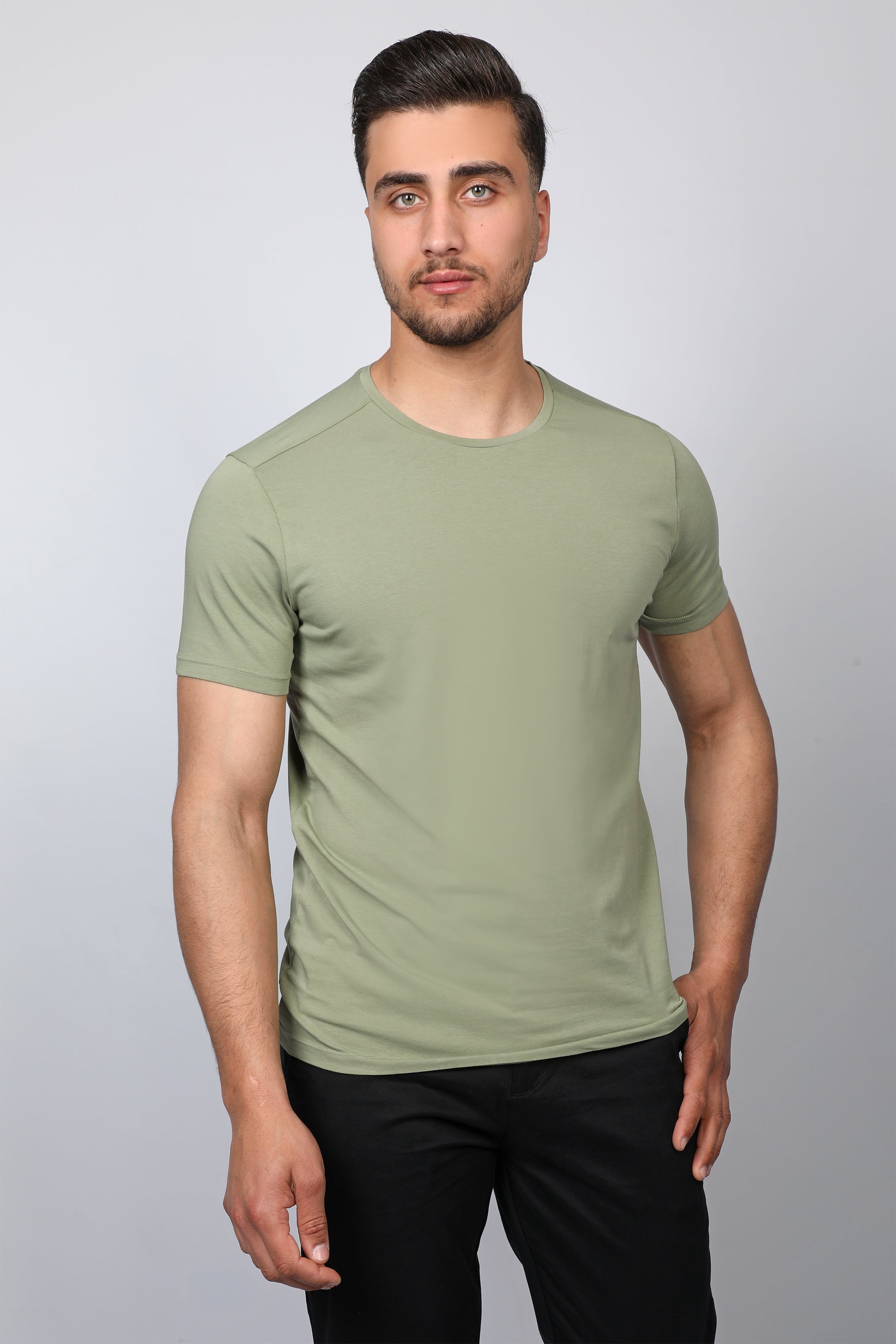 Khaki Basic T-shirt