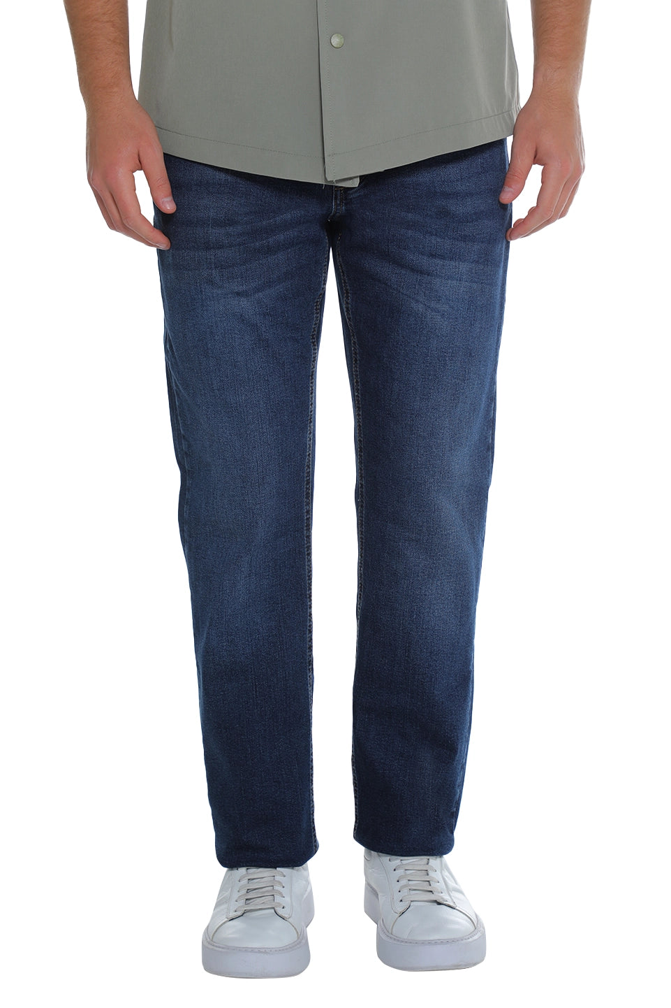 Blue Casual Skinny Jeans