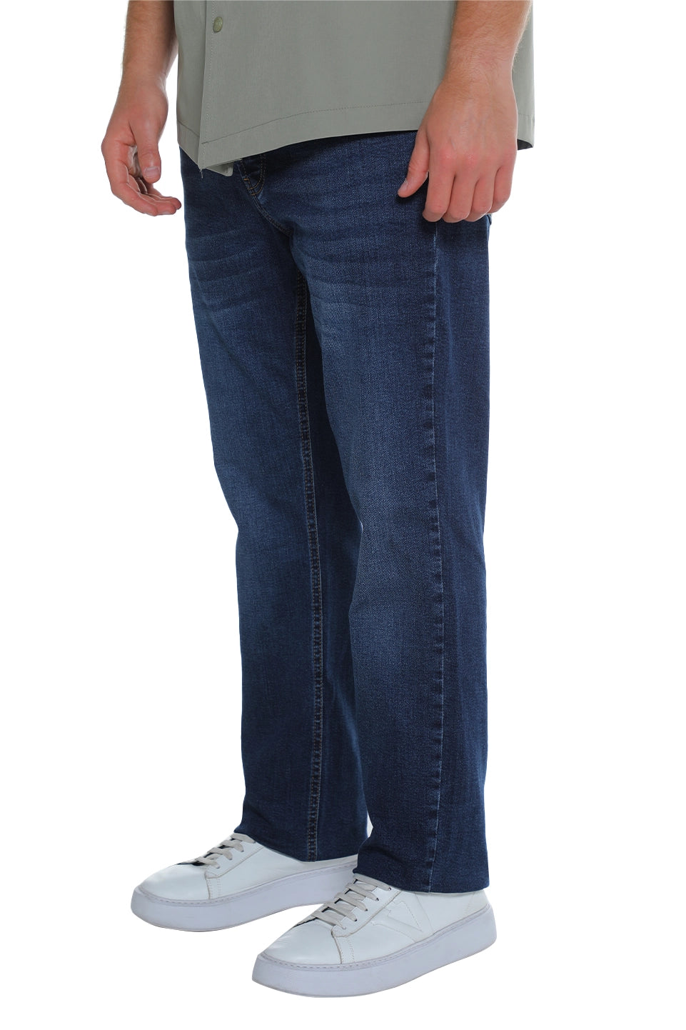 Blue Casual Skinny Jeans