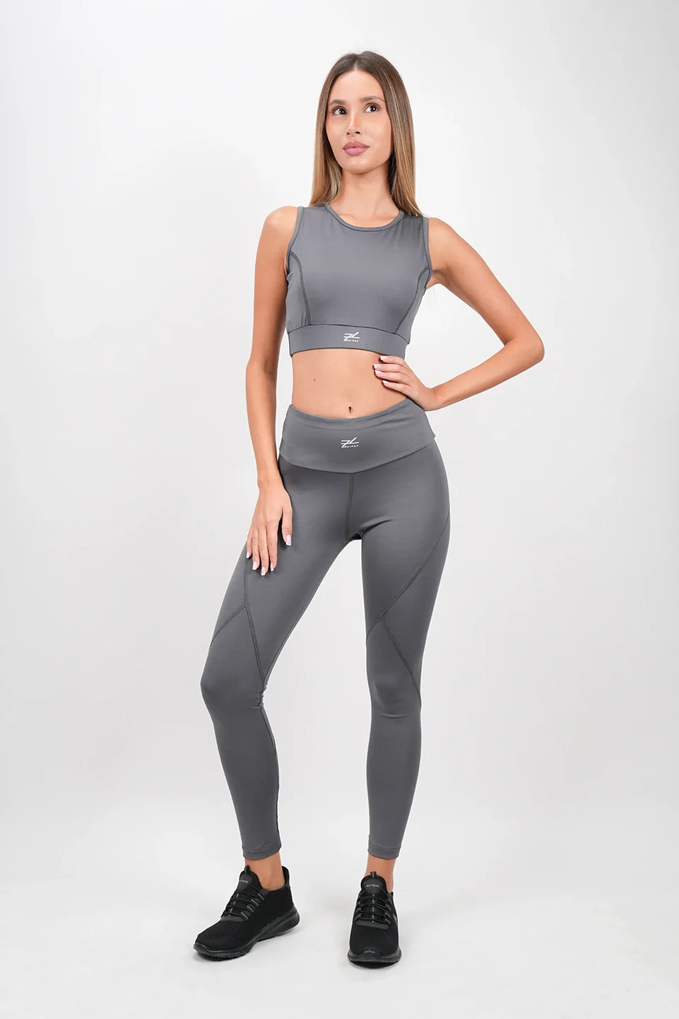 Grey Sport Set 2 Pieces With Logo