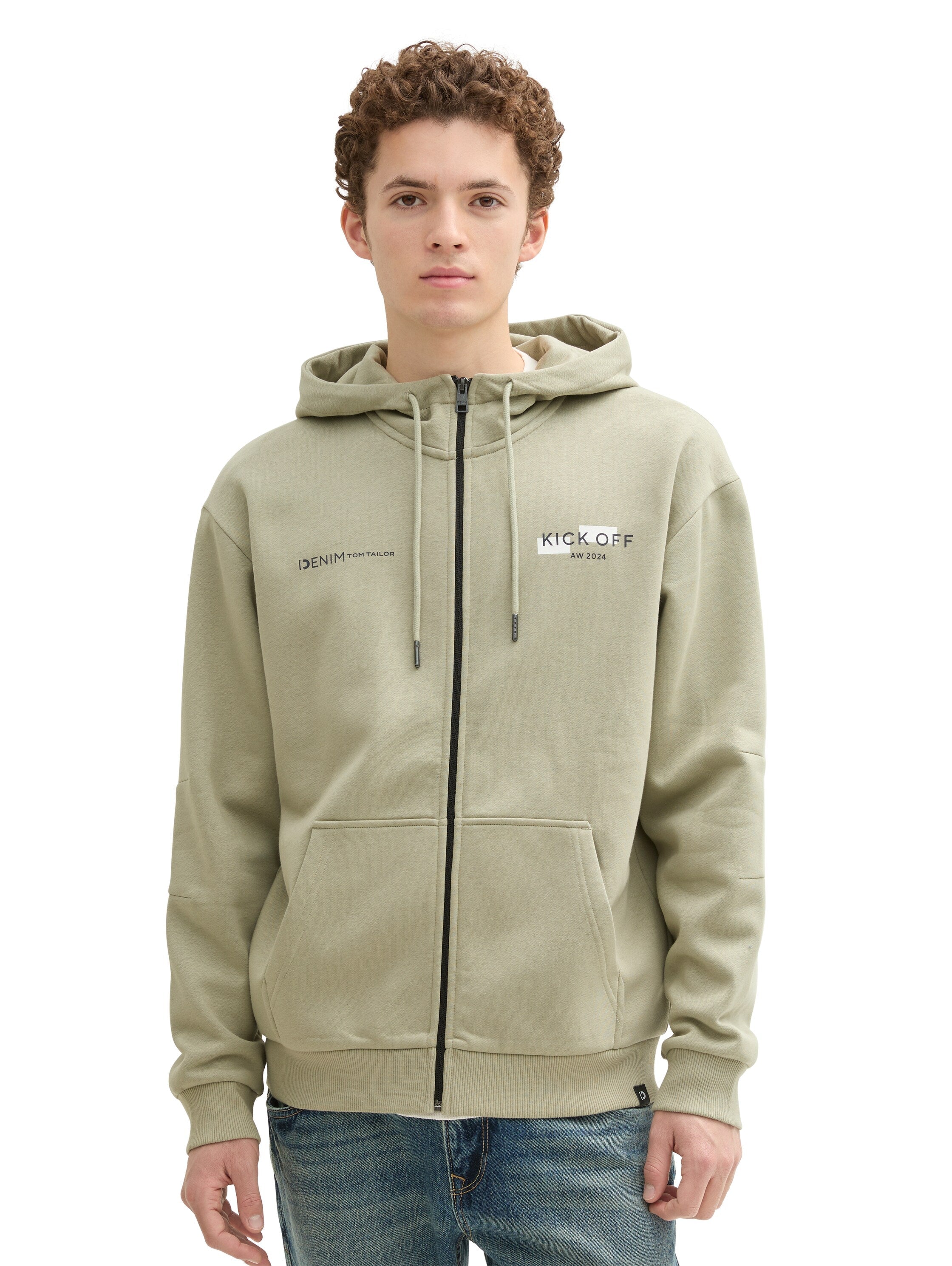 Tom Tailor Light Khaki Hooded Jacket