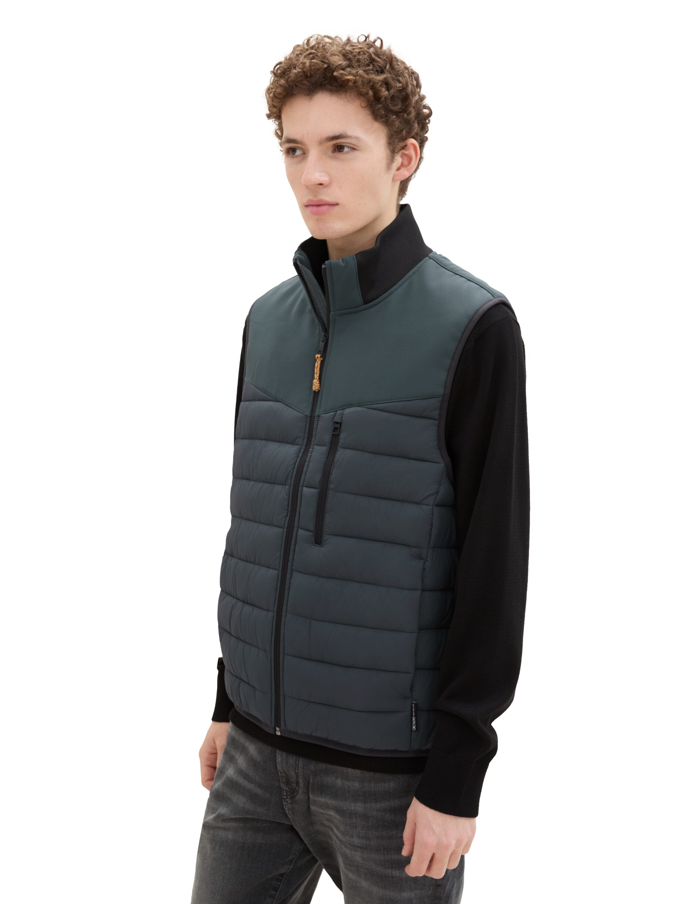 Tom Tailor Hybrid Green Vest