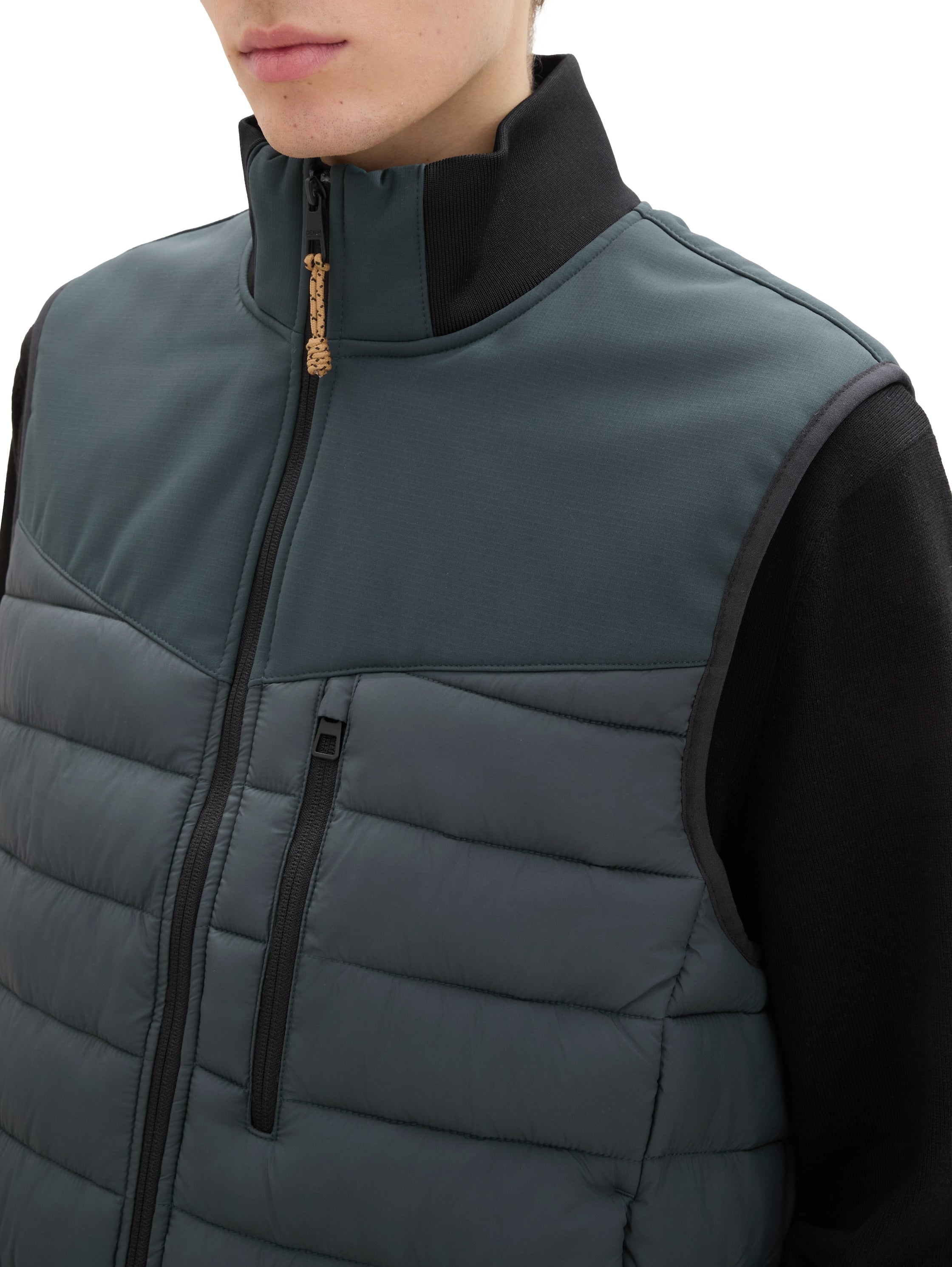 Tom Tailor Hybrid Green Vest