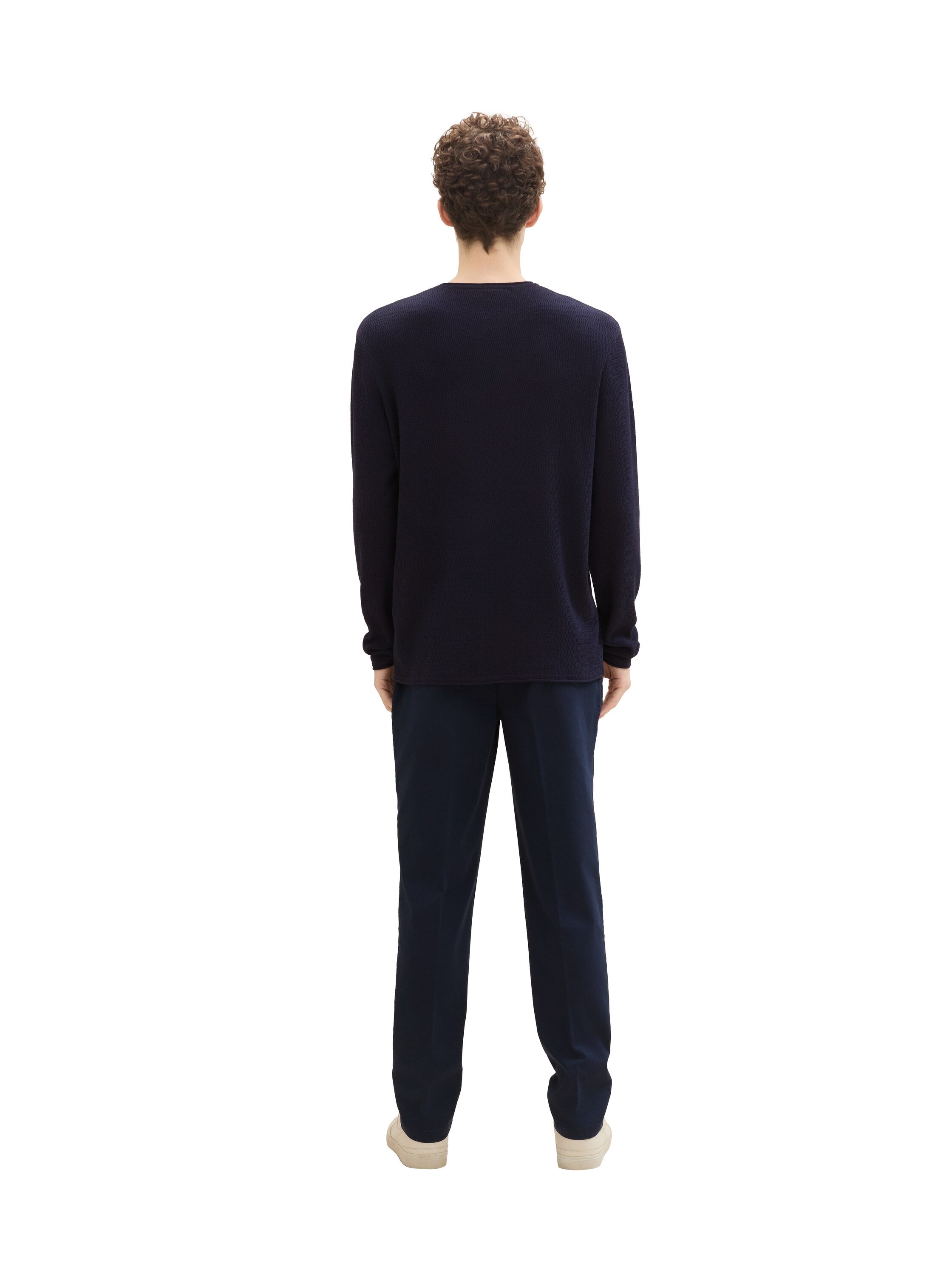 Tom tailor Navy Chino With Slanted Side Pockets