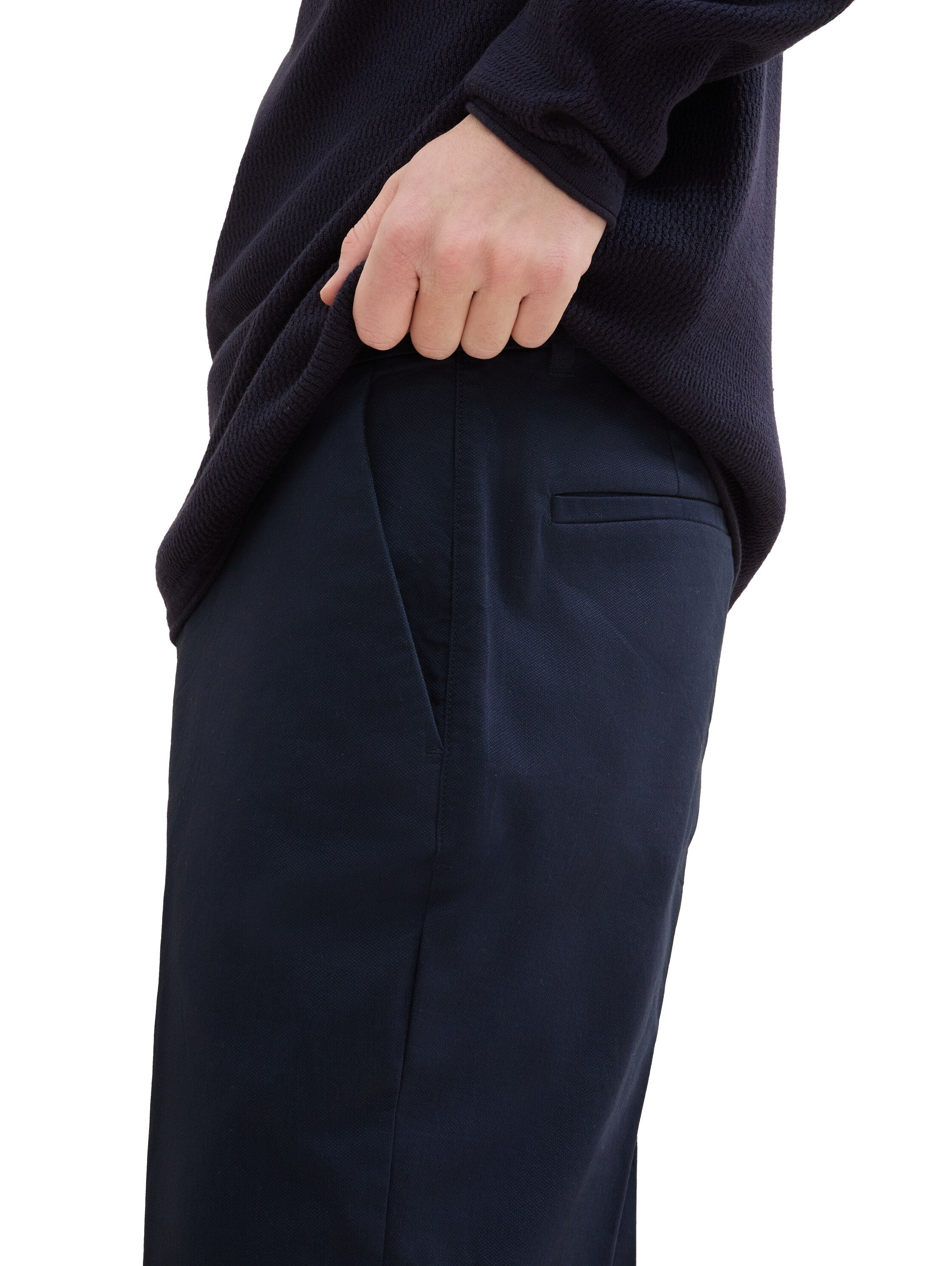 Tom tailor Navy Chino With Slanted Side Pockets