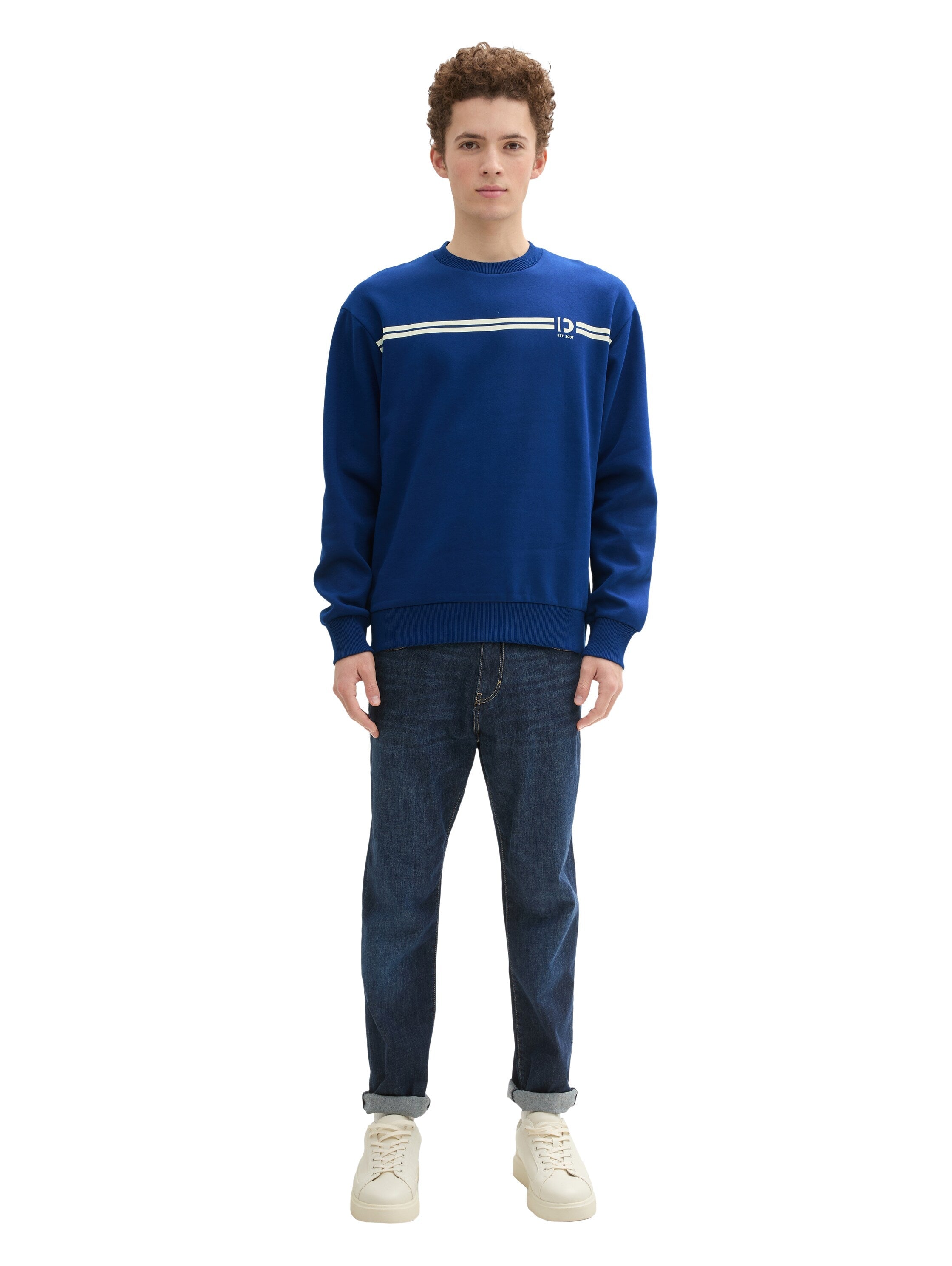 Tom Tailor Gitane Sweater With A Logo Print