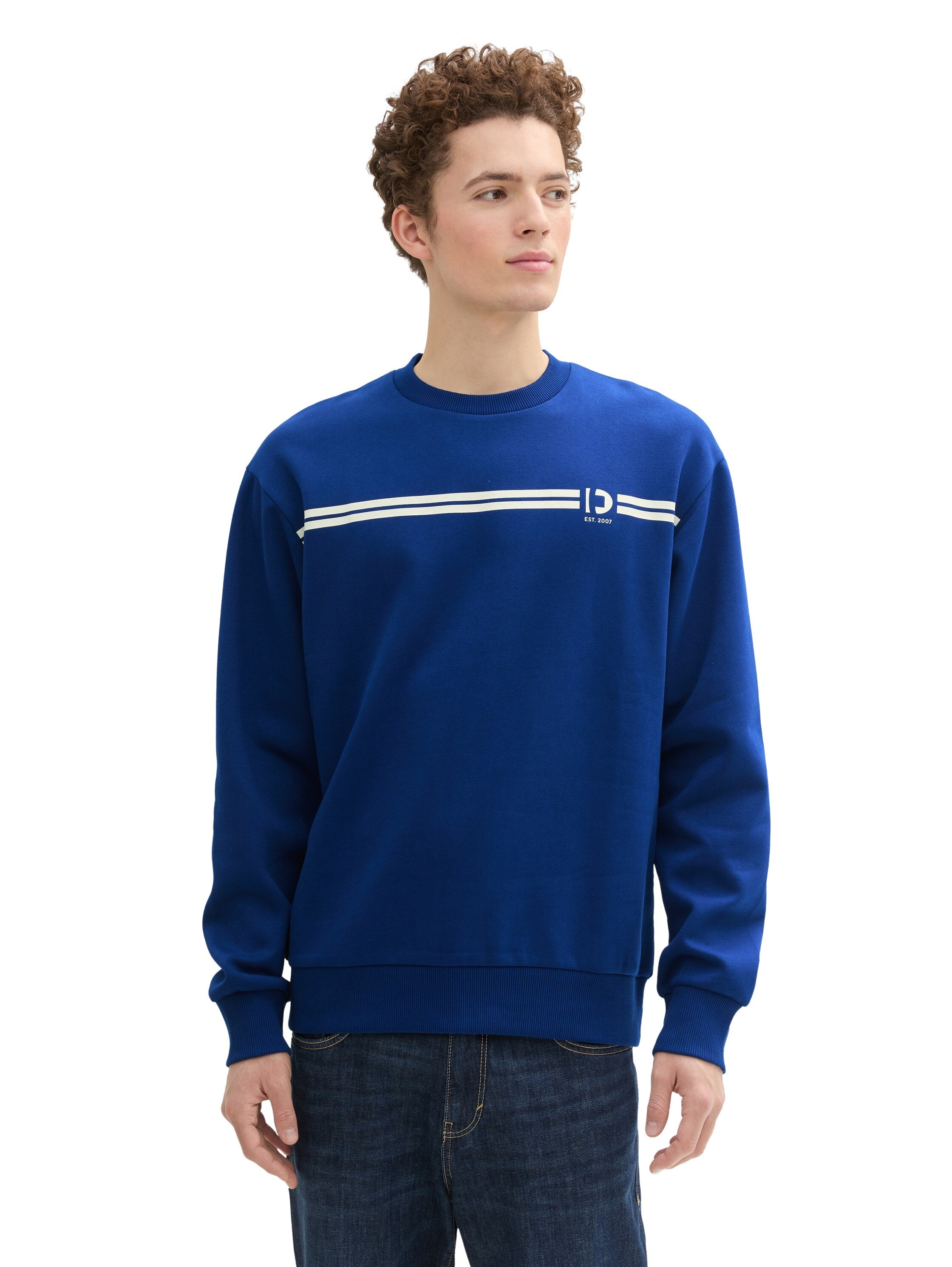 Tom Tailor Gitane Sweater With A Logo Print