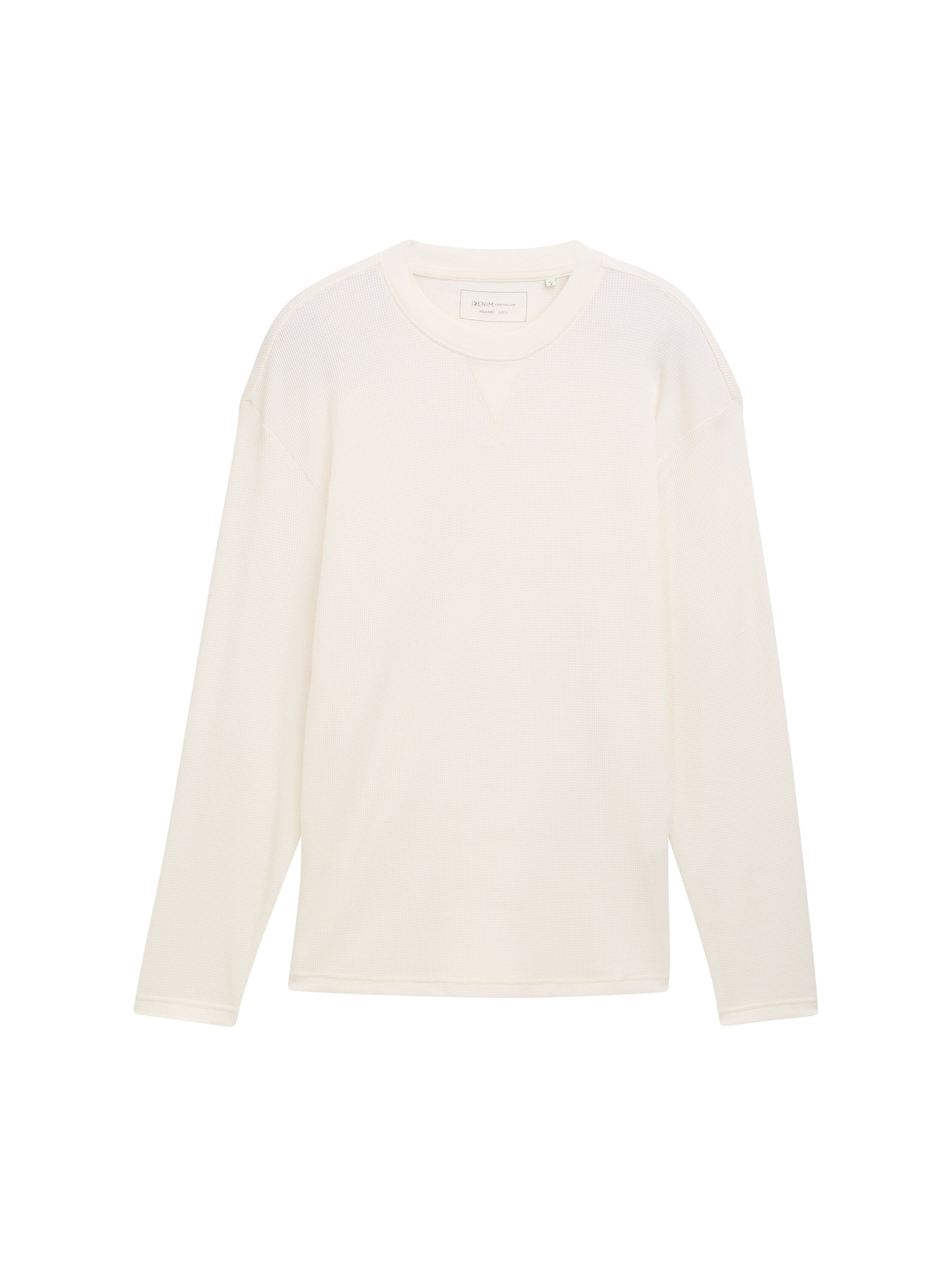 Tom Tailor White Long Sleeved T-shirt