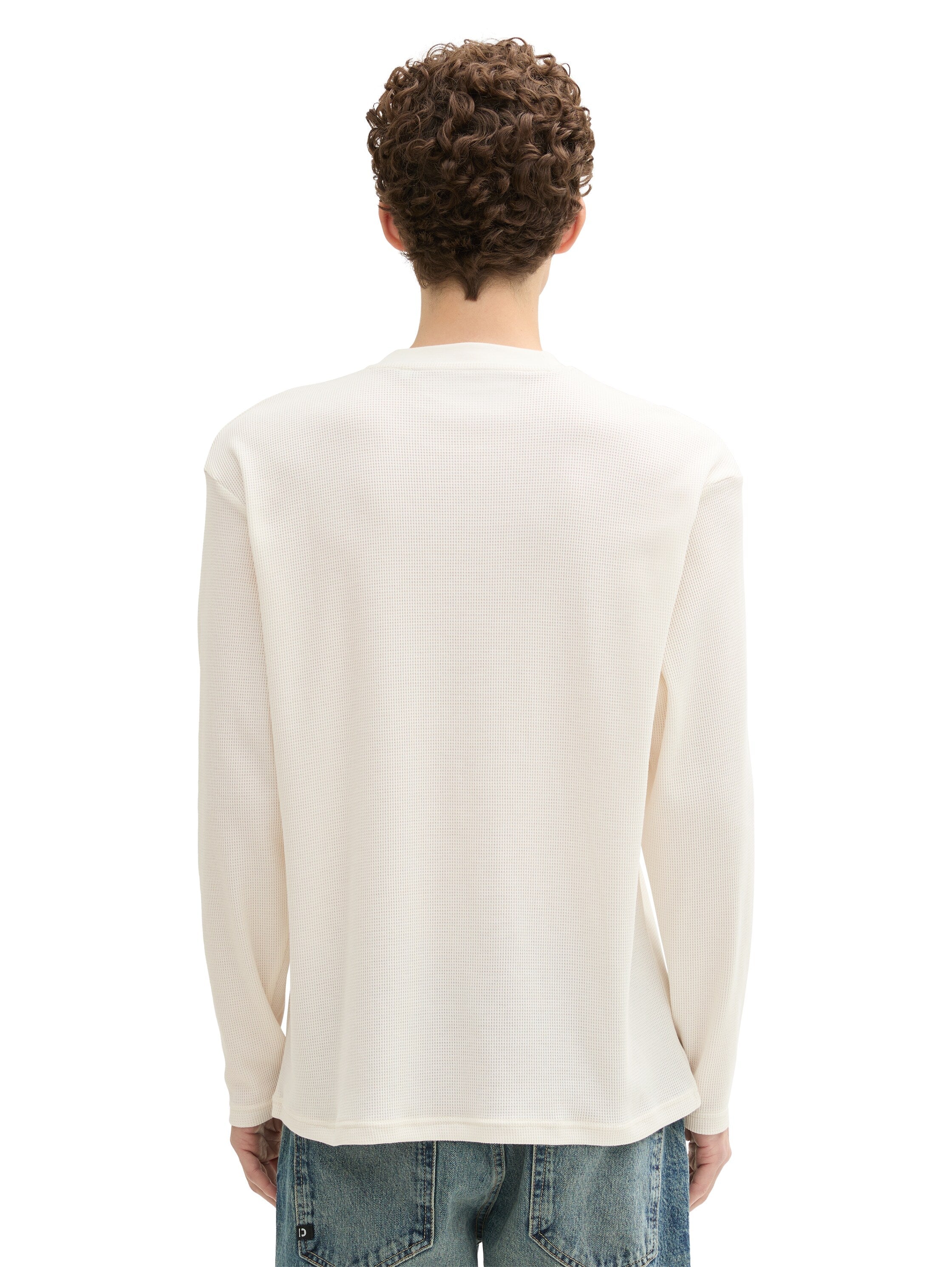 Tom Tailor White Long Sleeved T-shirt