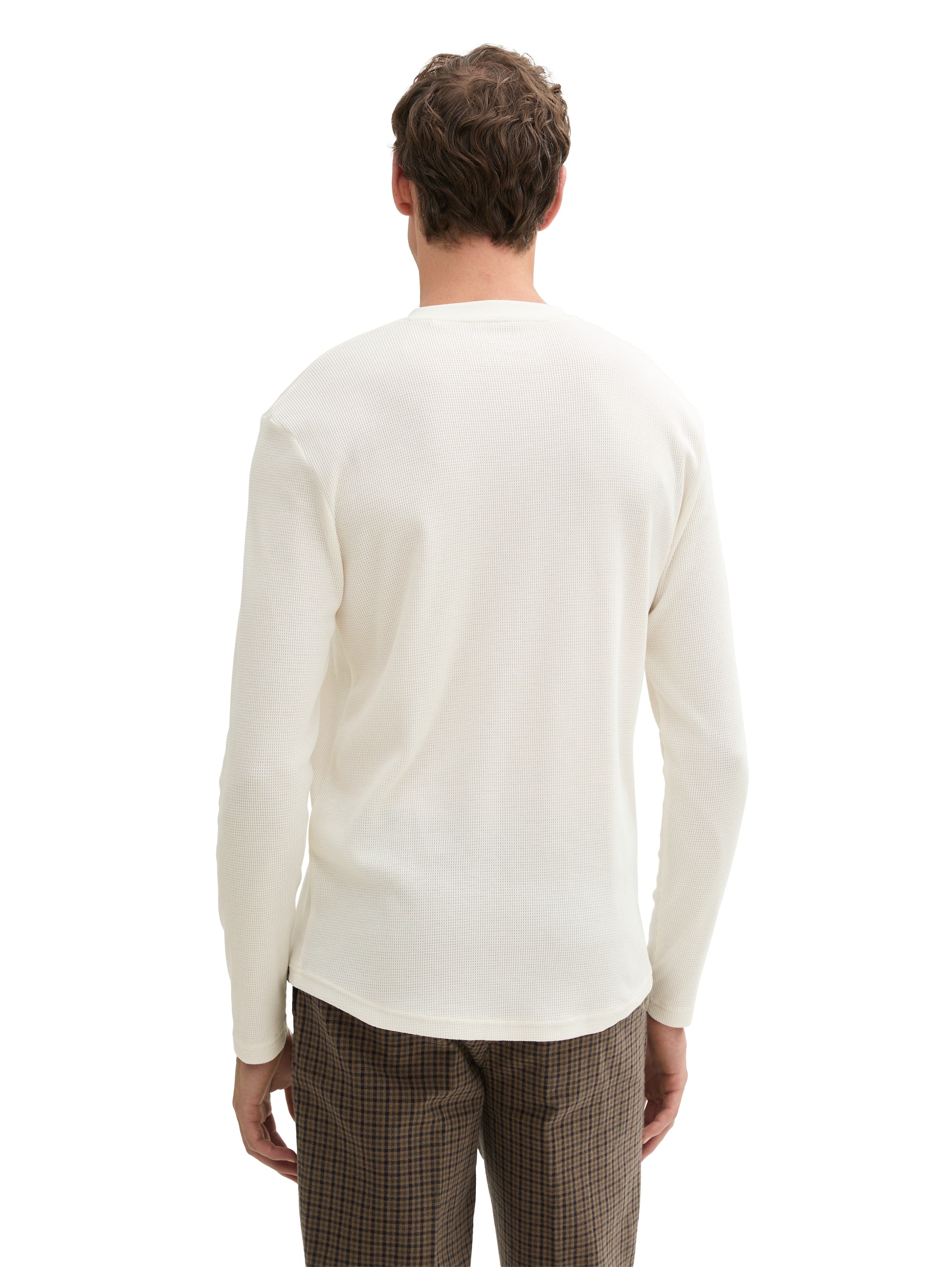 Tom Tailor White Textured T-shirt