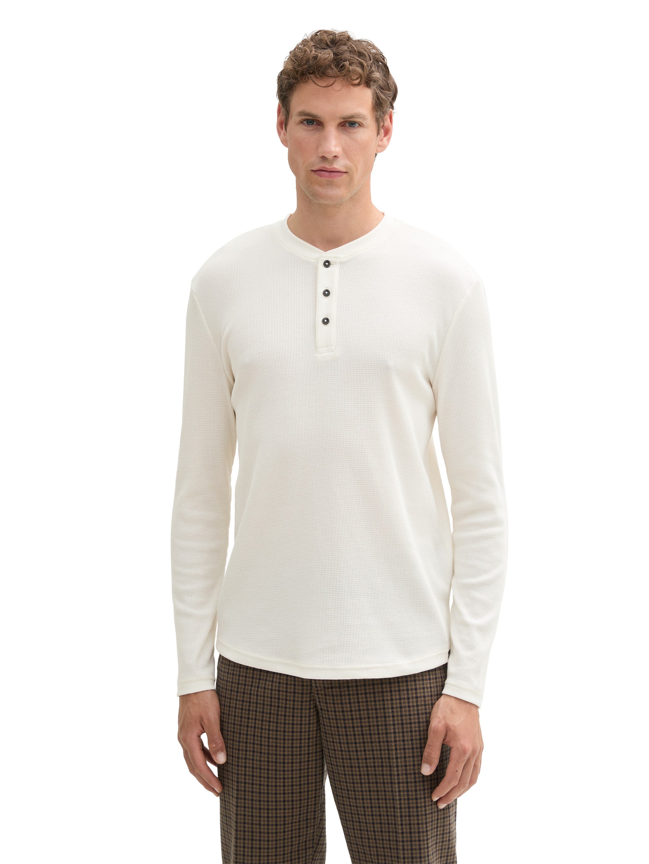 Tom Tailor White Textured T-shirt