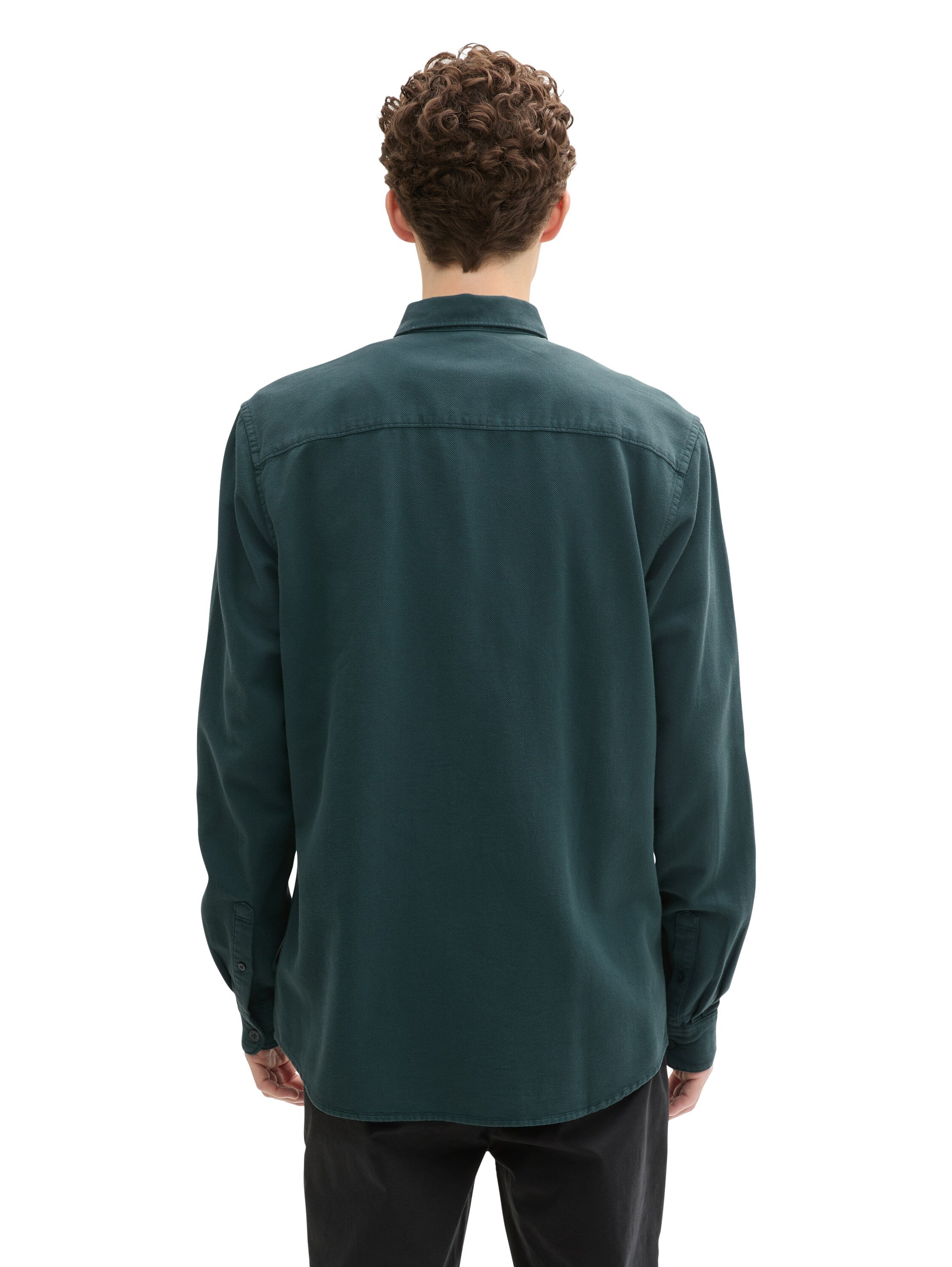 Tom Tailor Dark Green Casual Shirt