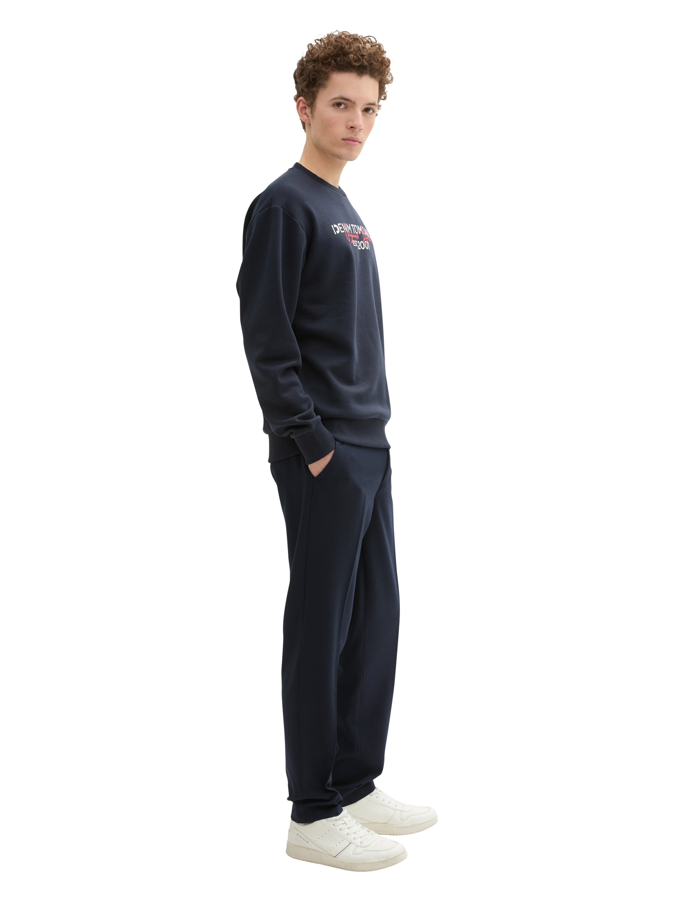 Tom Tailor Regular Tapered Navy Pants