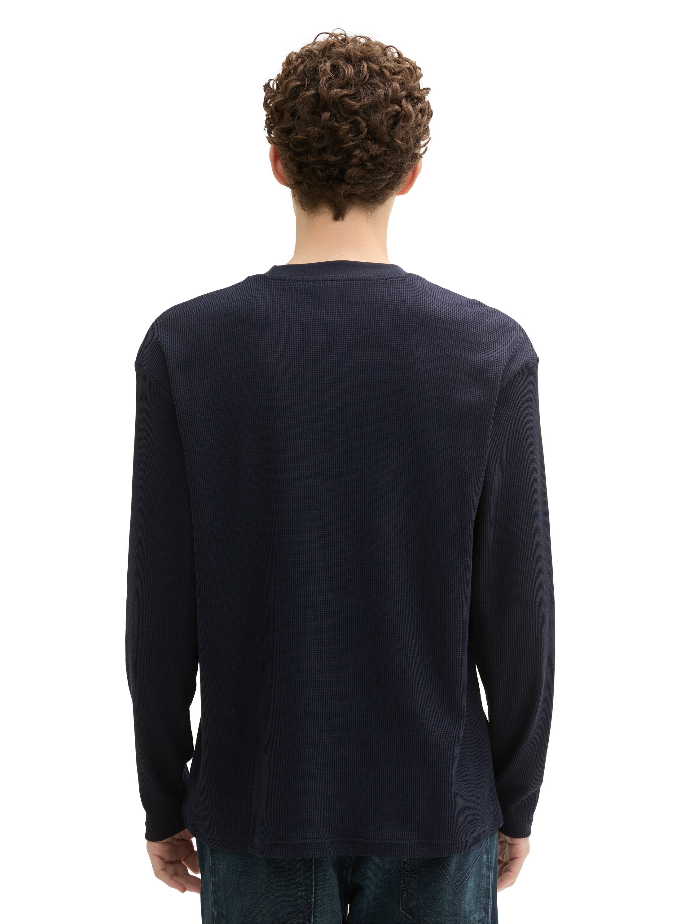 Tom Tailor Navy Long Sleeved T-shirt