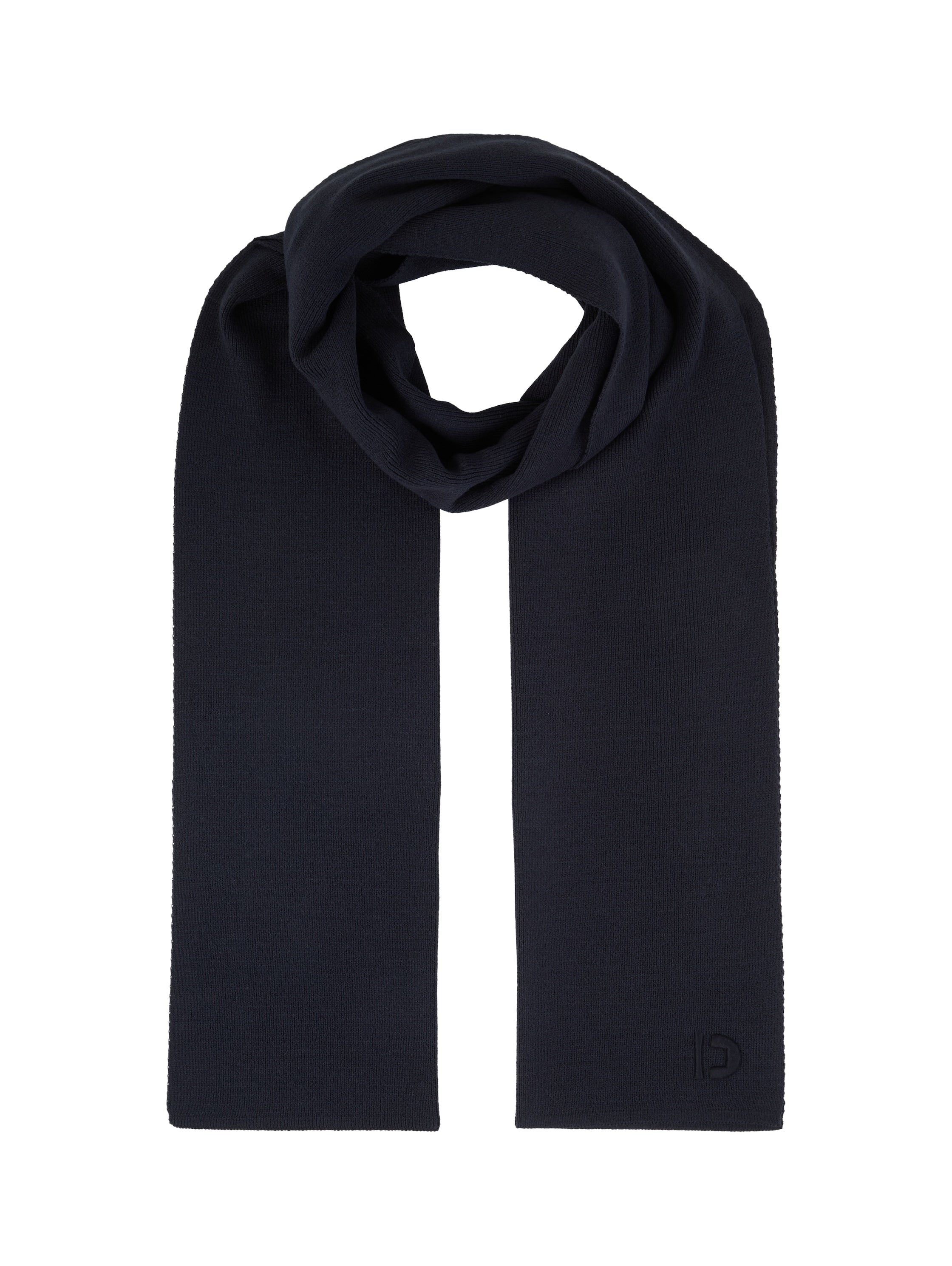 Tom Tailor Navy Knit Scarf