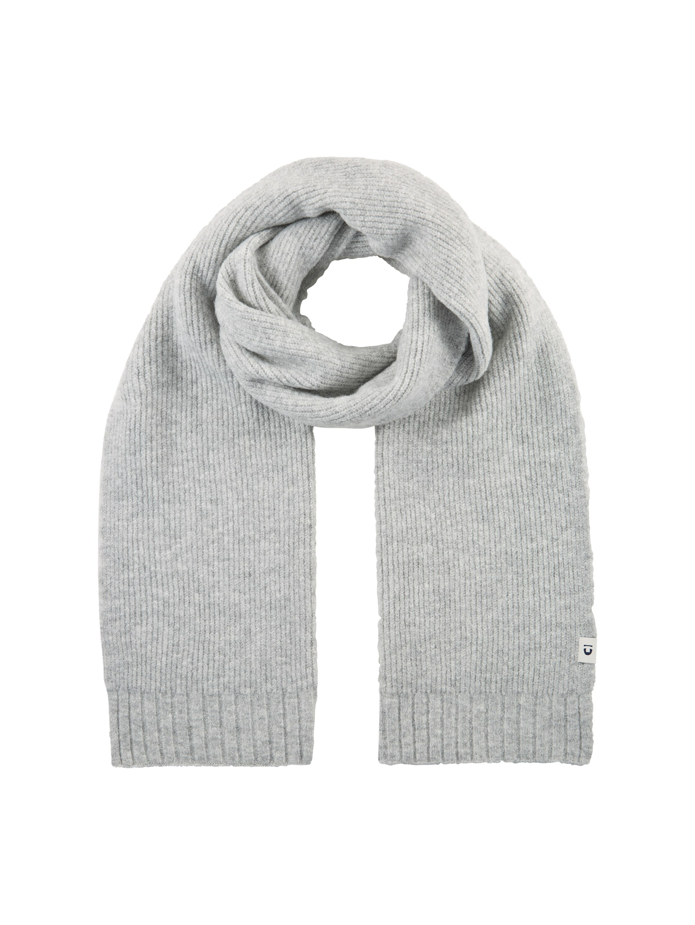 Tom Tailor Knit Wear Light Grey Scarf