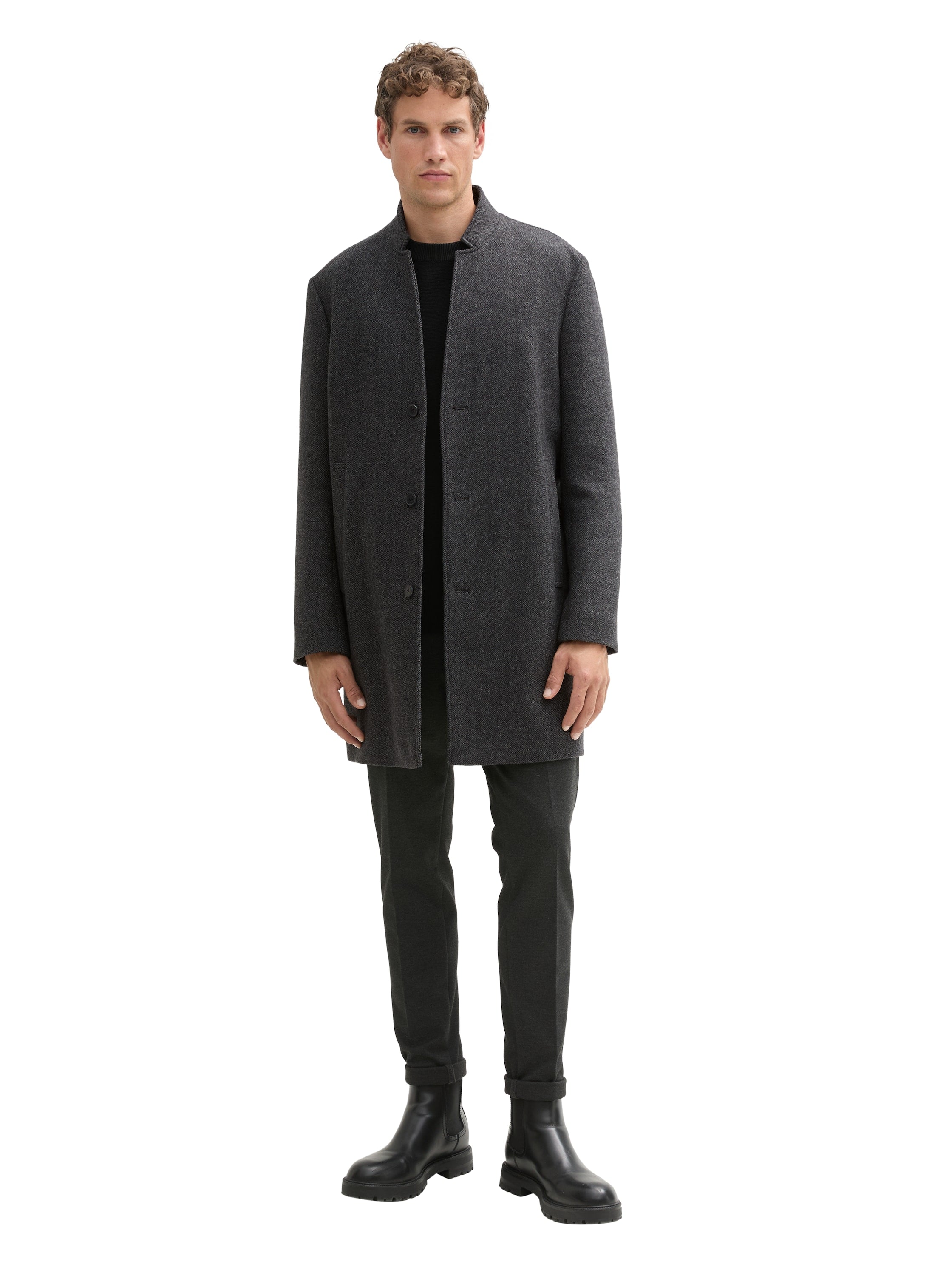 Tom Tailor Dark Grey Coat