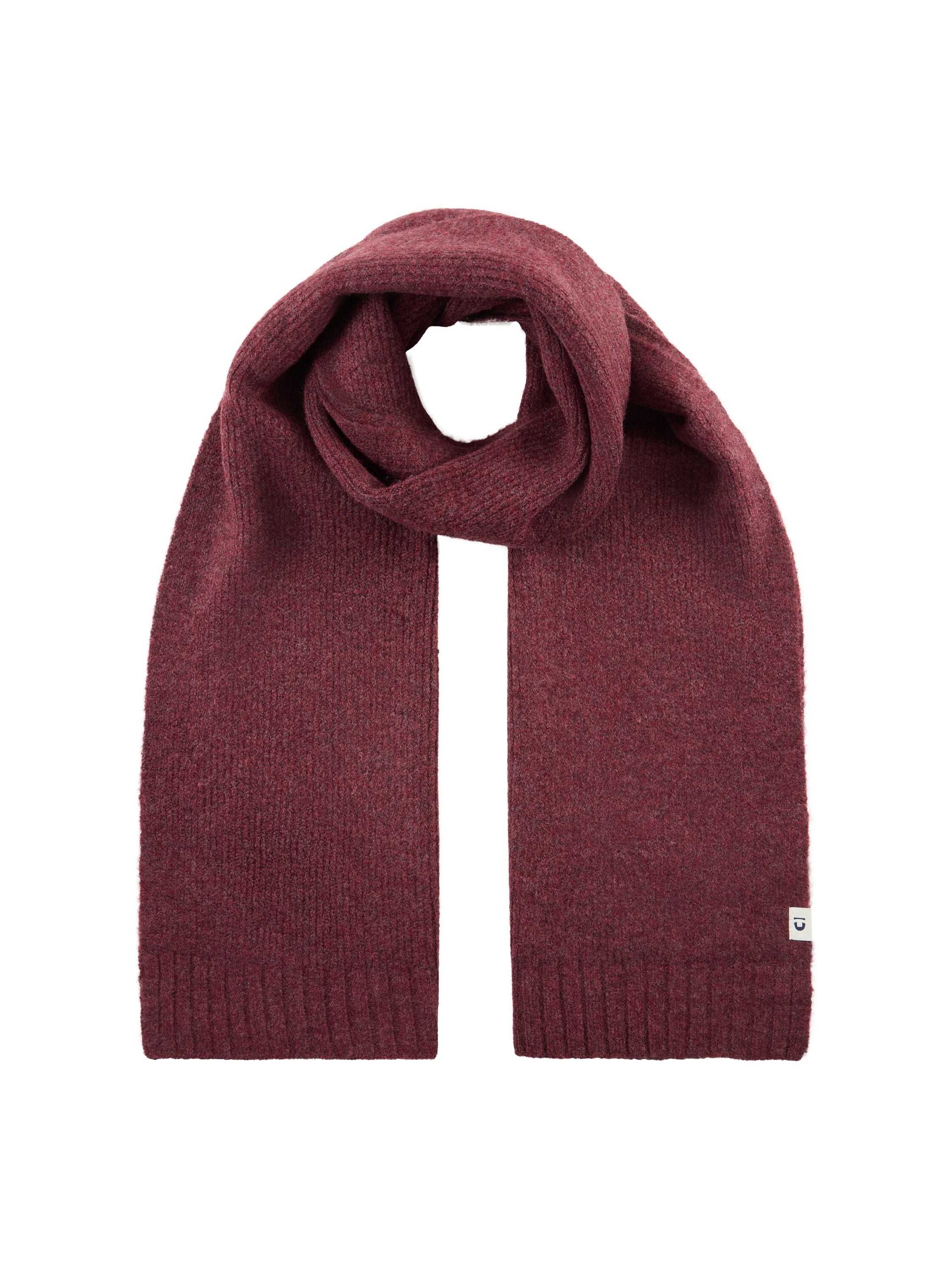 Tom Tailor Knit Wear Burgundy Scarf